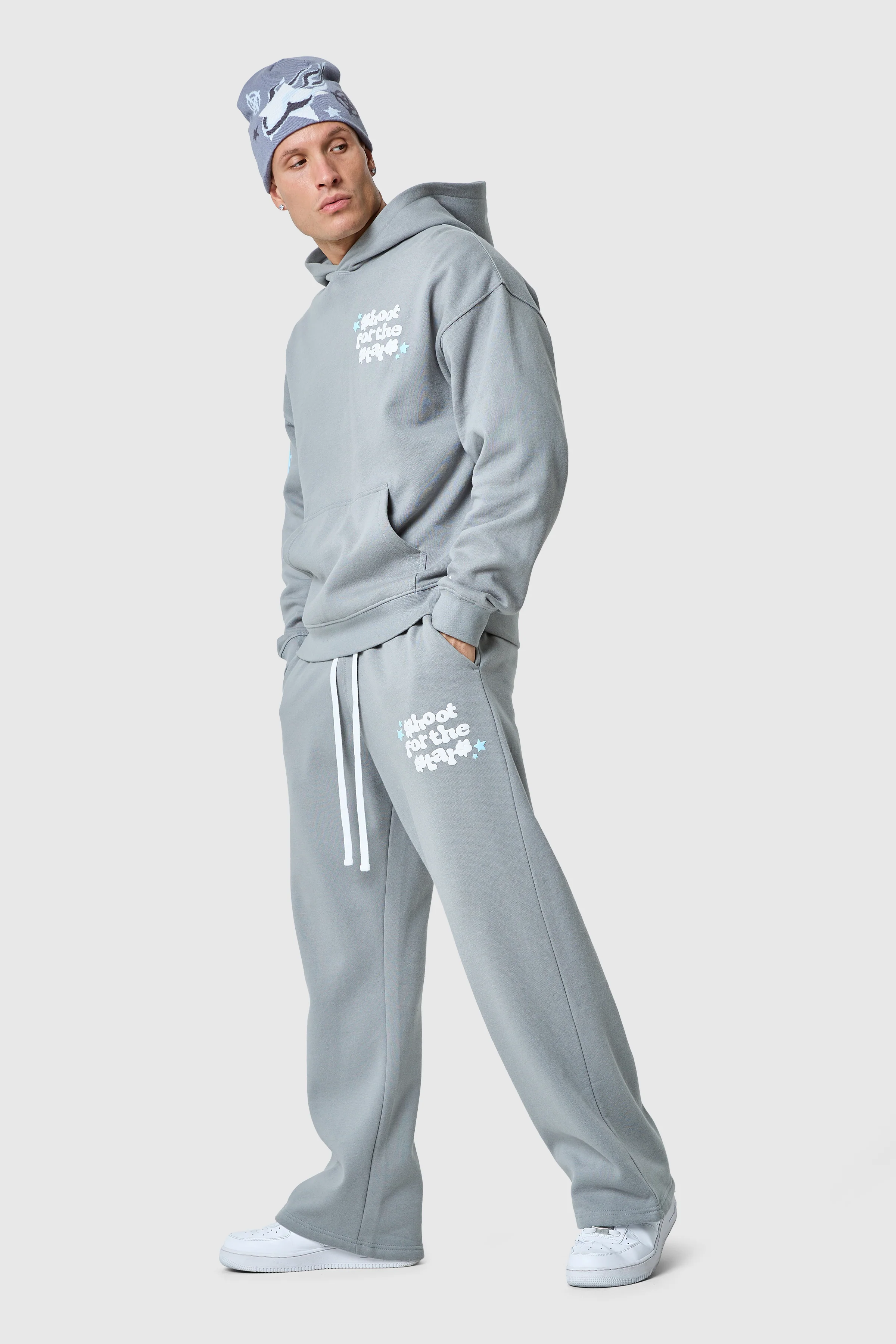 Shoot For The Stars Jogger - Moon Grey - Image 9
