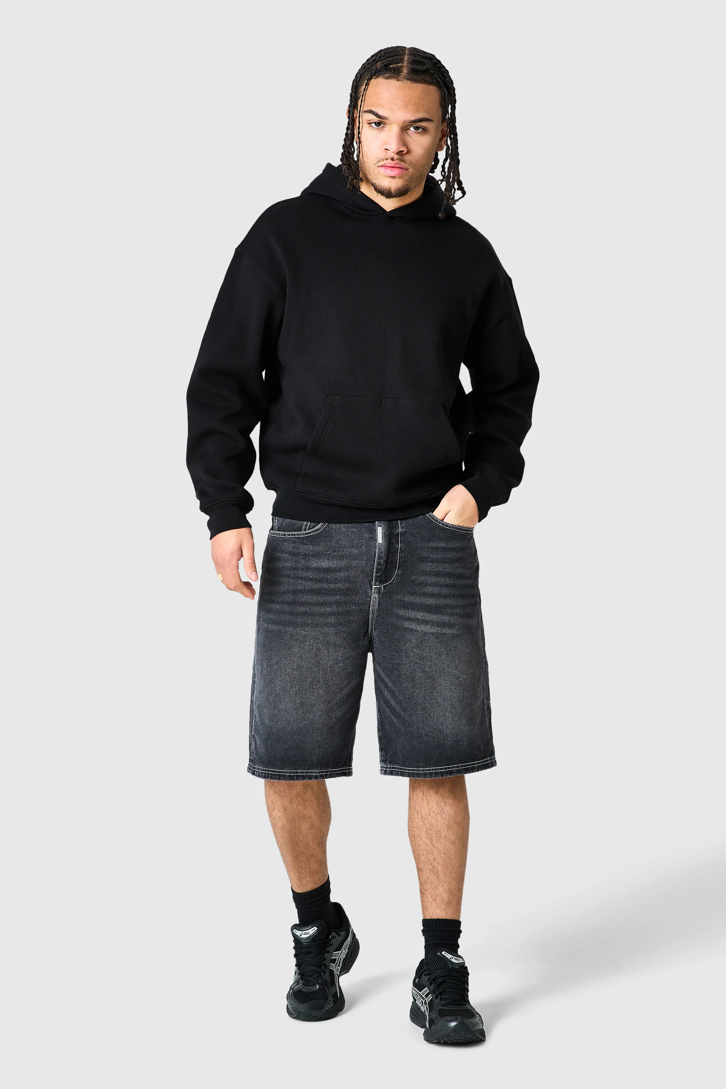 Shoot For The Stars Jort - Black - Image 4