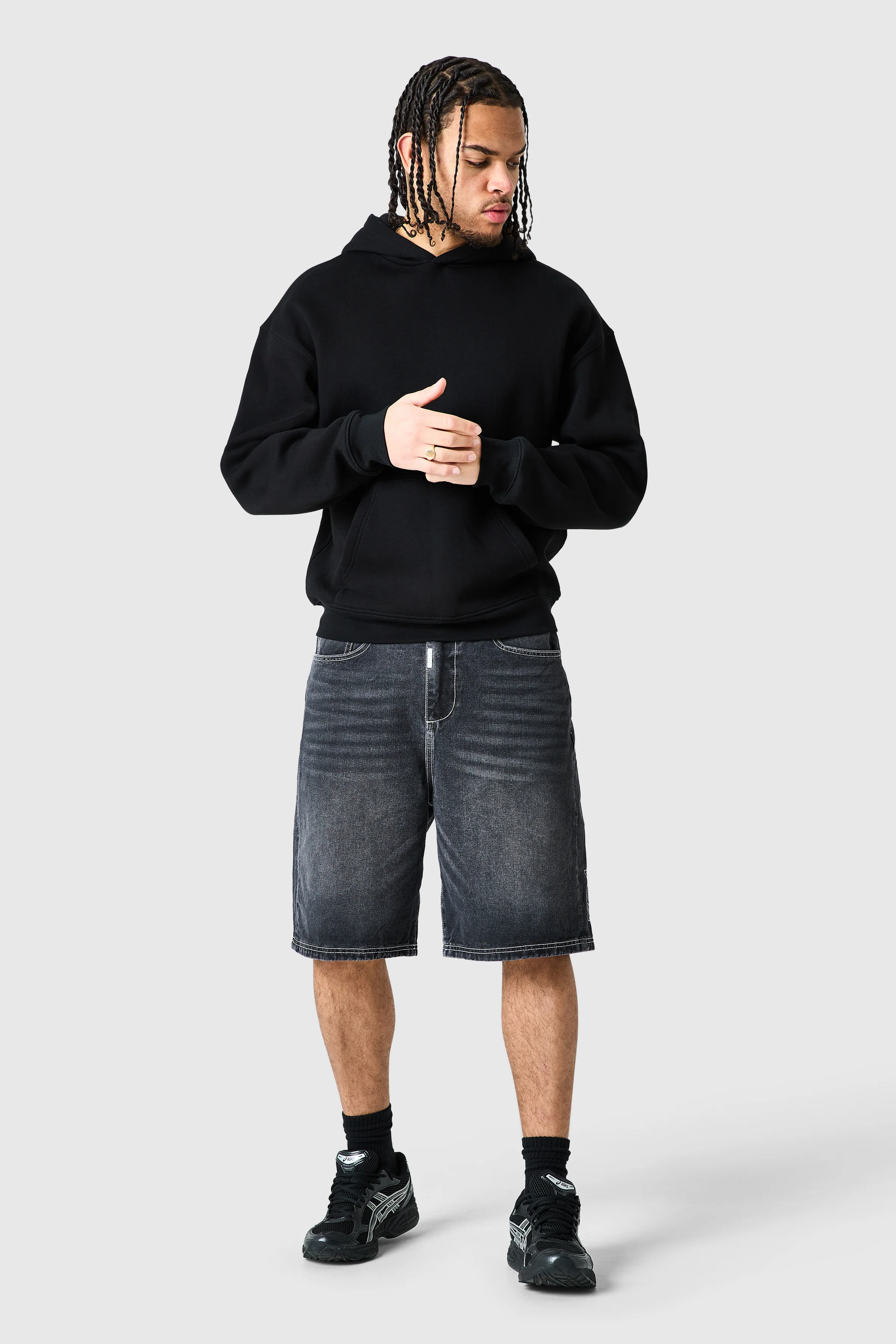Shoot For The Stars Jort - Black - Image 8