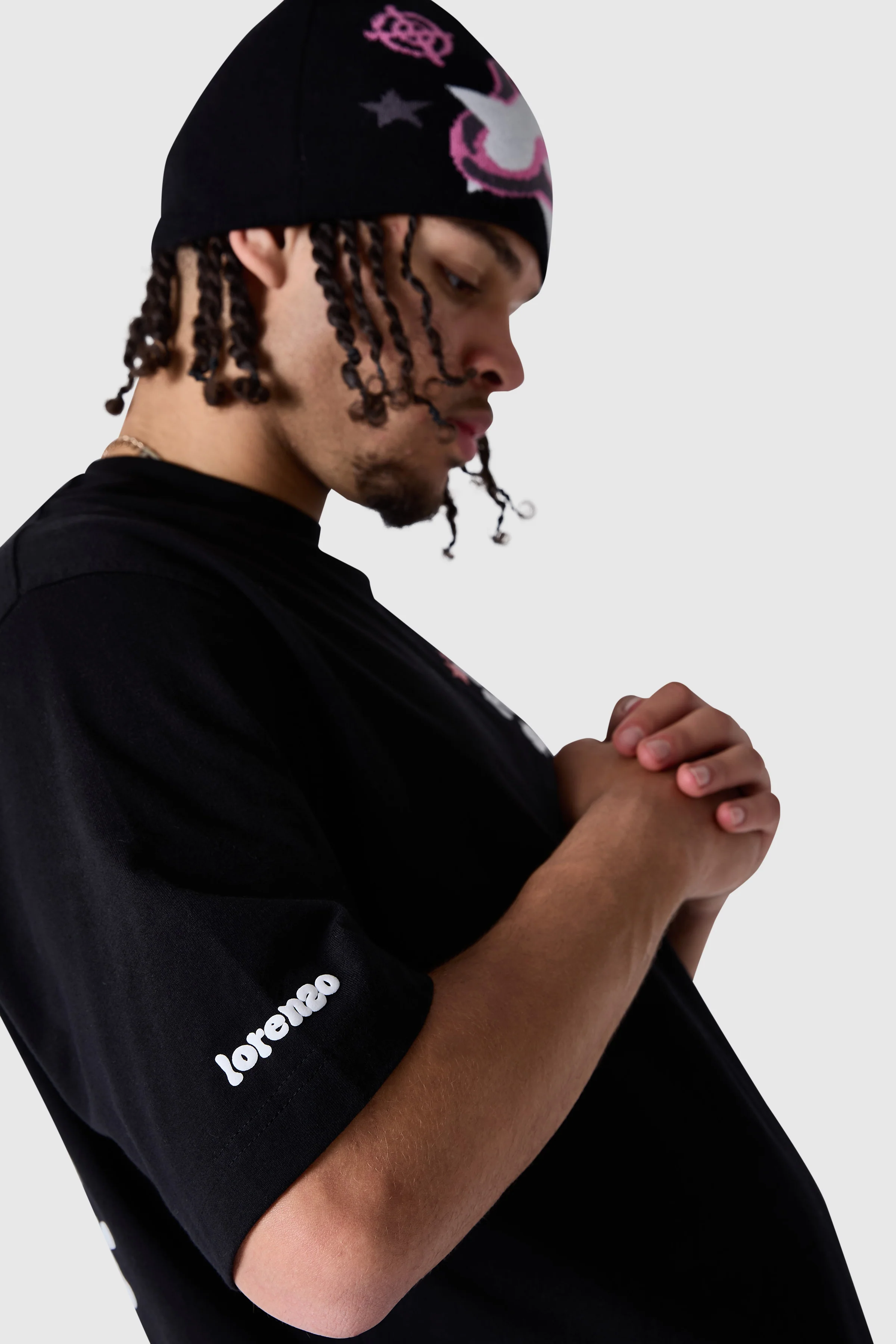 Shoot For The Stars Tee - Black - Image 3