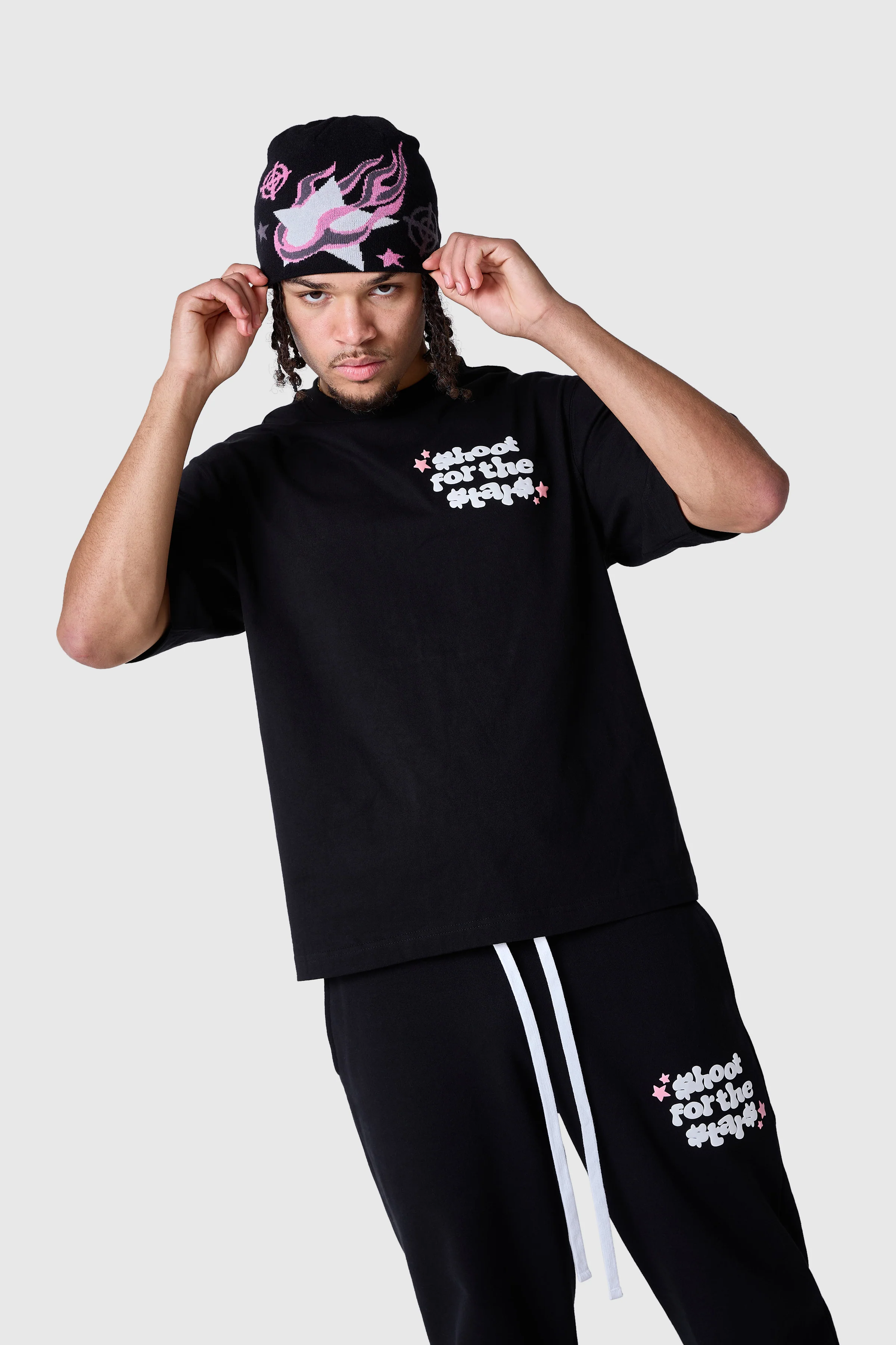 Shoot For The Stars Tee - Black - Image 8