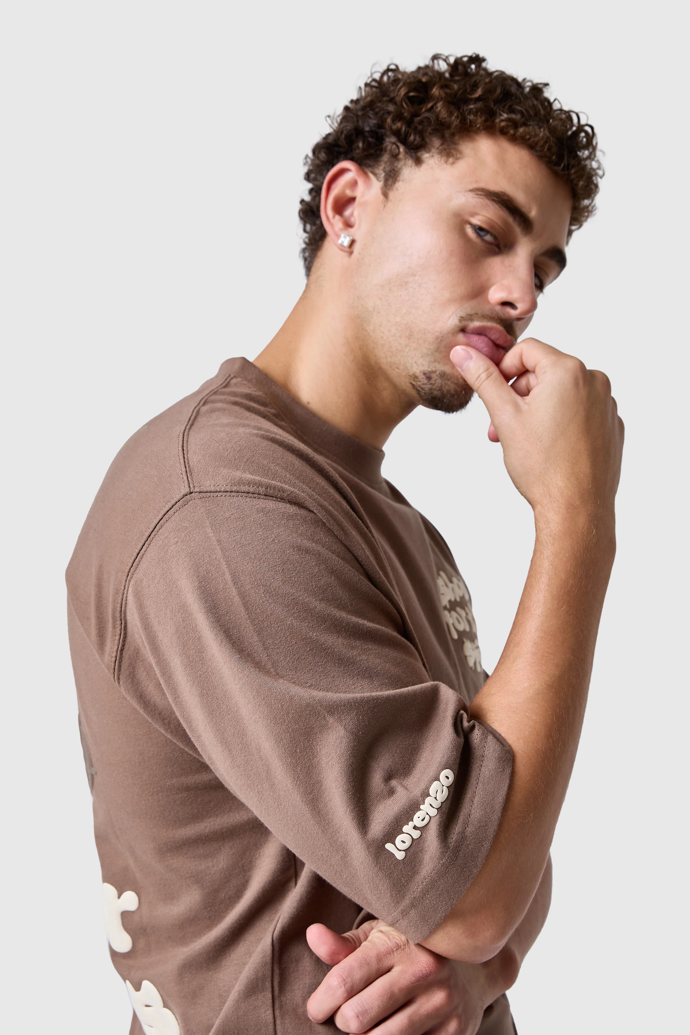 Shoot For The Stars Tee - Earthy Brown - Image 3