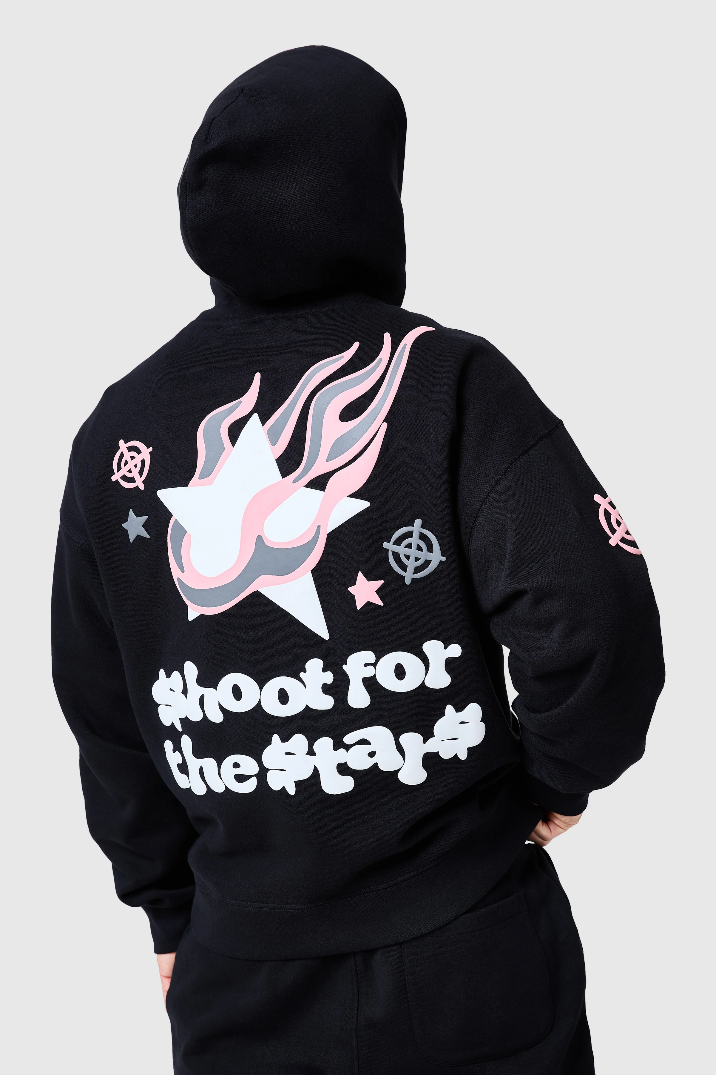 Shoot For The Stars Tracksuit - Black - Image 3