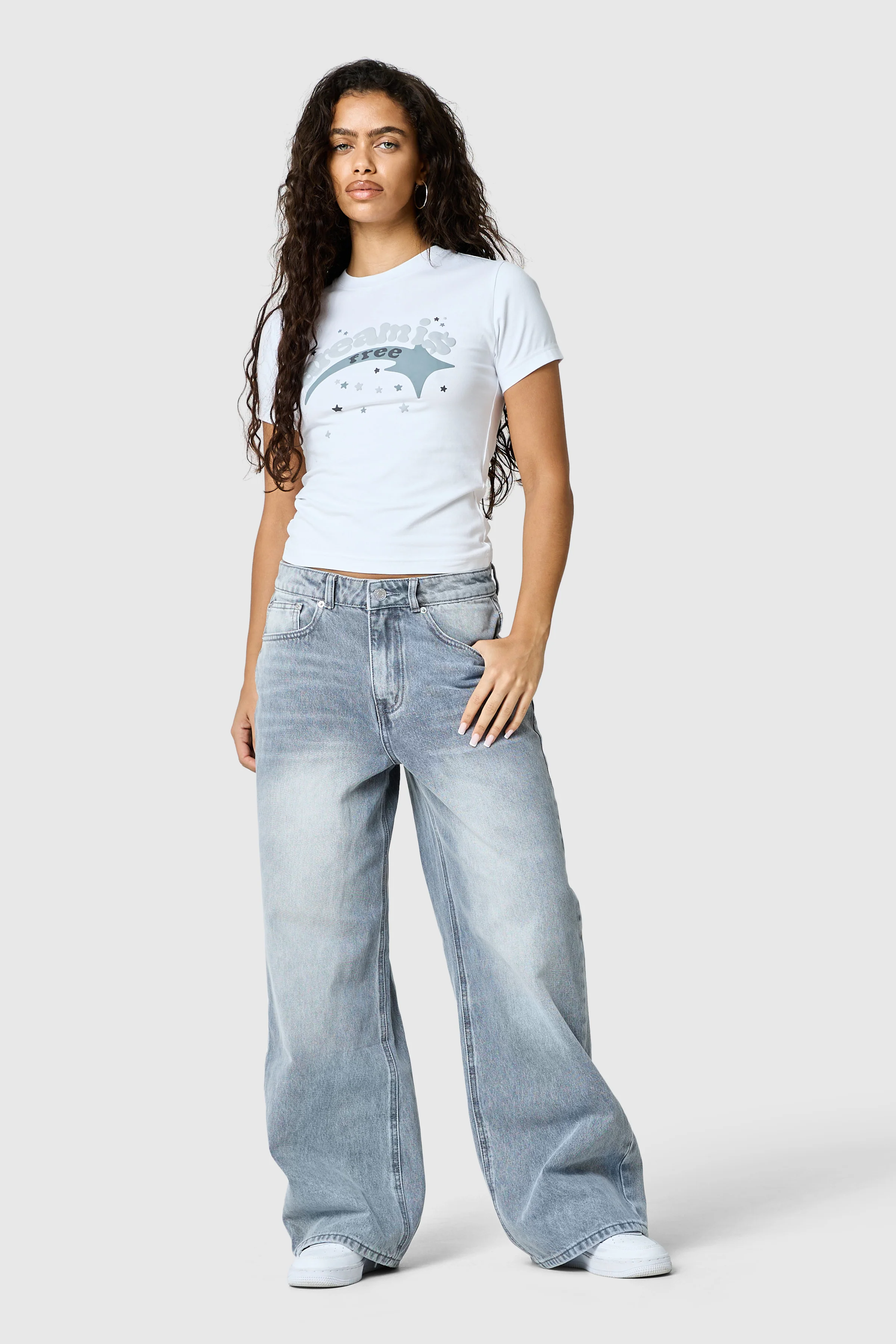 Shooter Baby Tee - White - Image 3