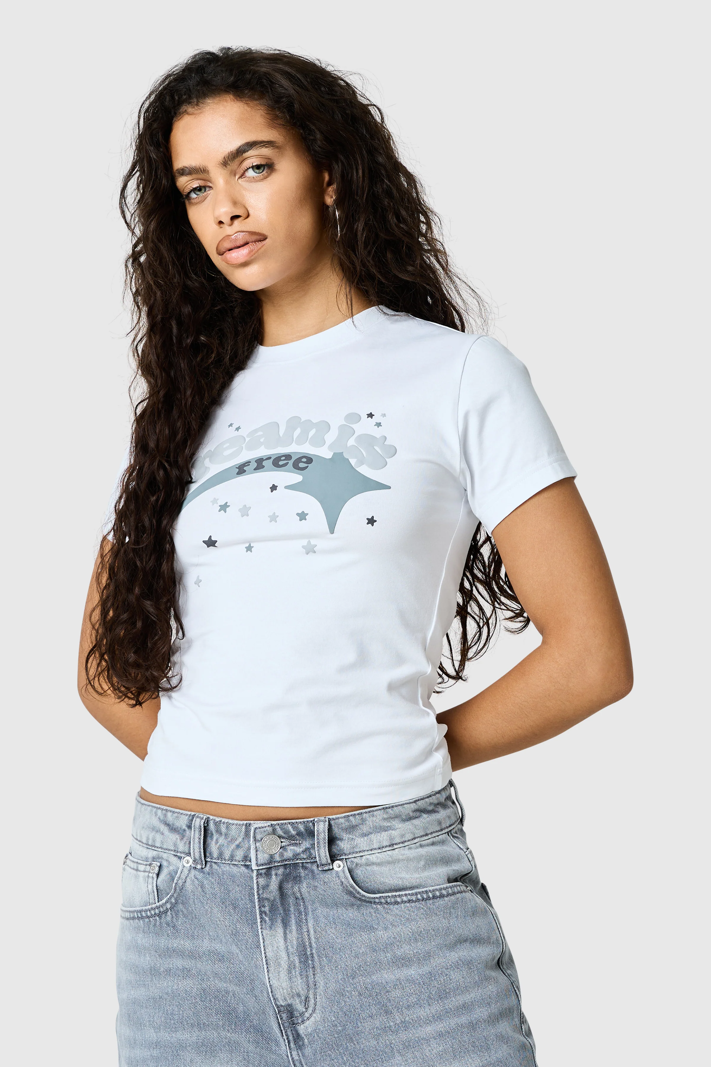 Shooter Baby Tee - White - Image 4