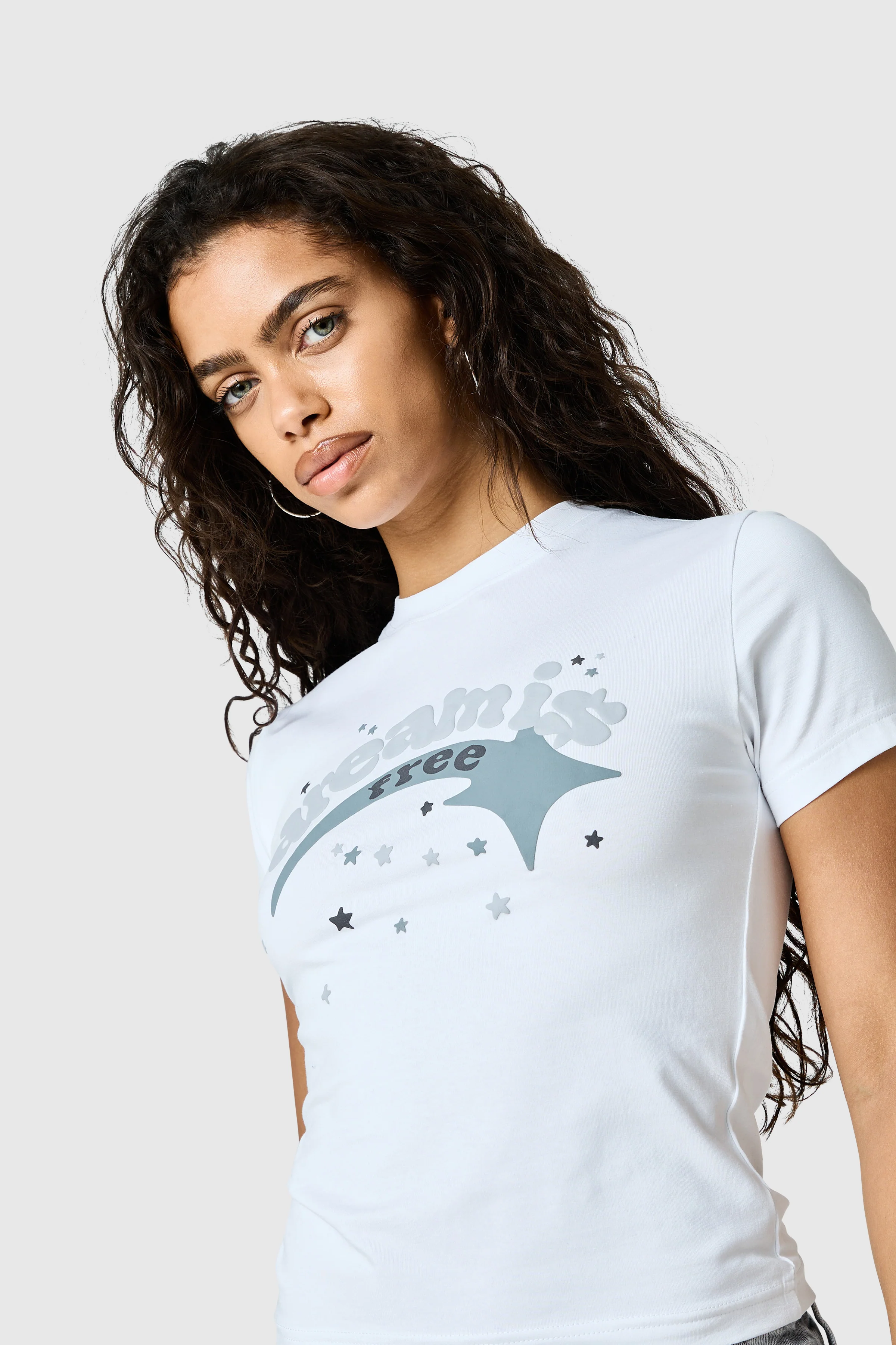Shooter Baby Tee - White - Image 6