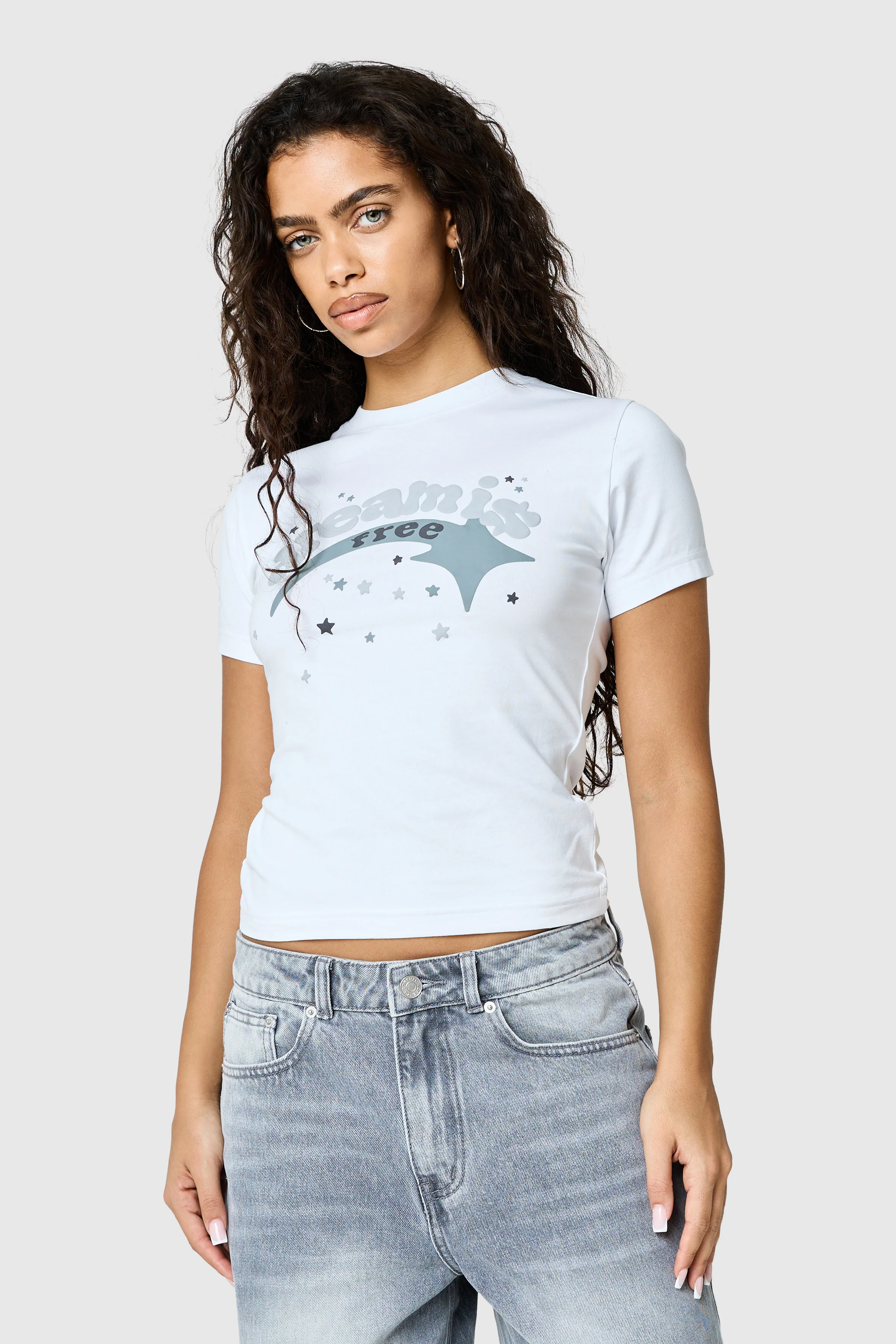 Shooter Baby Tee - White - Image 7