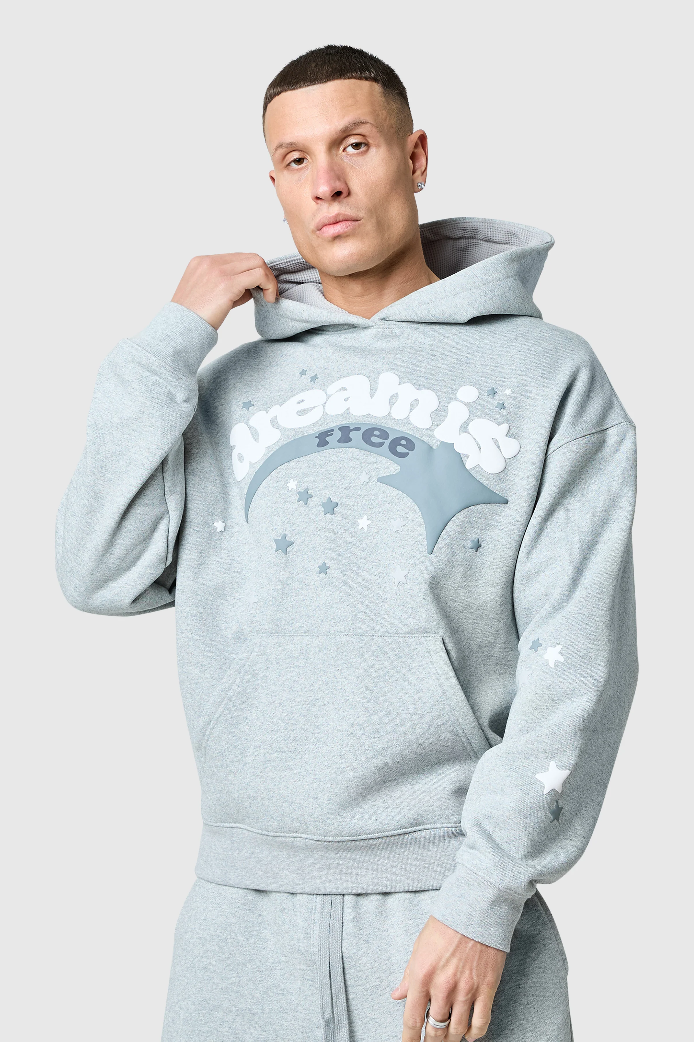 Shooter Hood - Grey Marl - Image 3