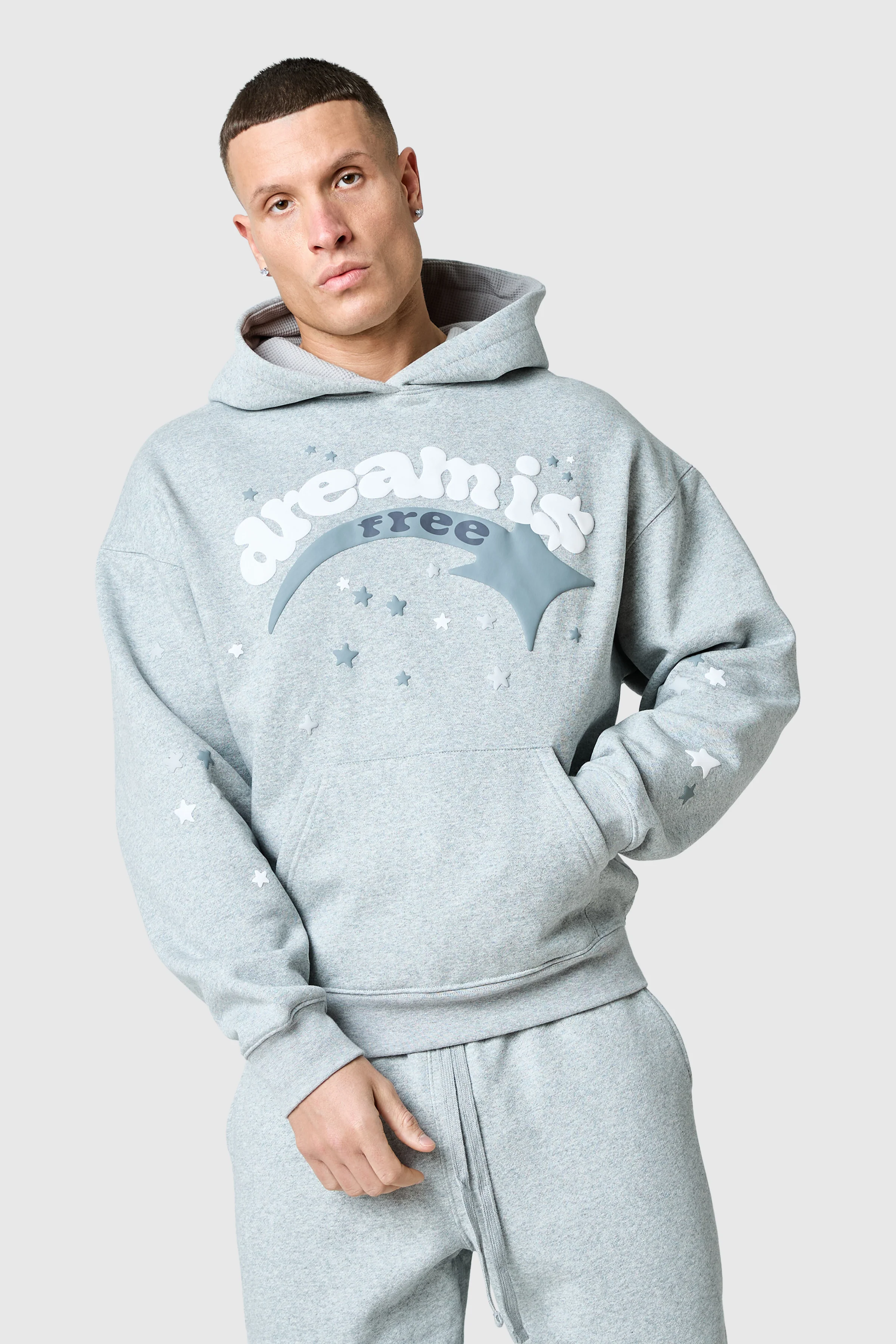 Shooter Hood - Grey Marl - Image 4