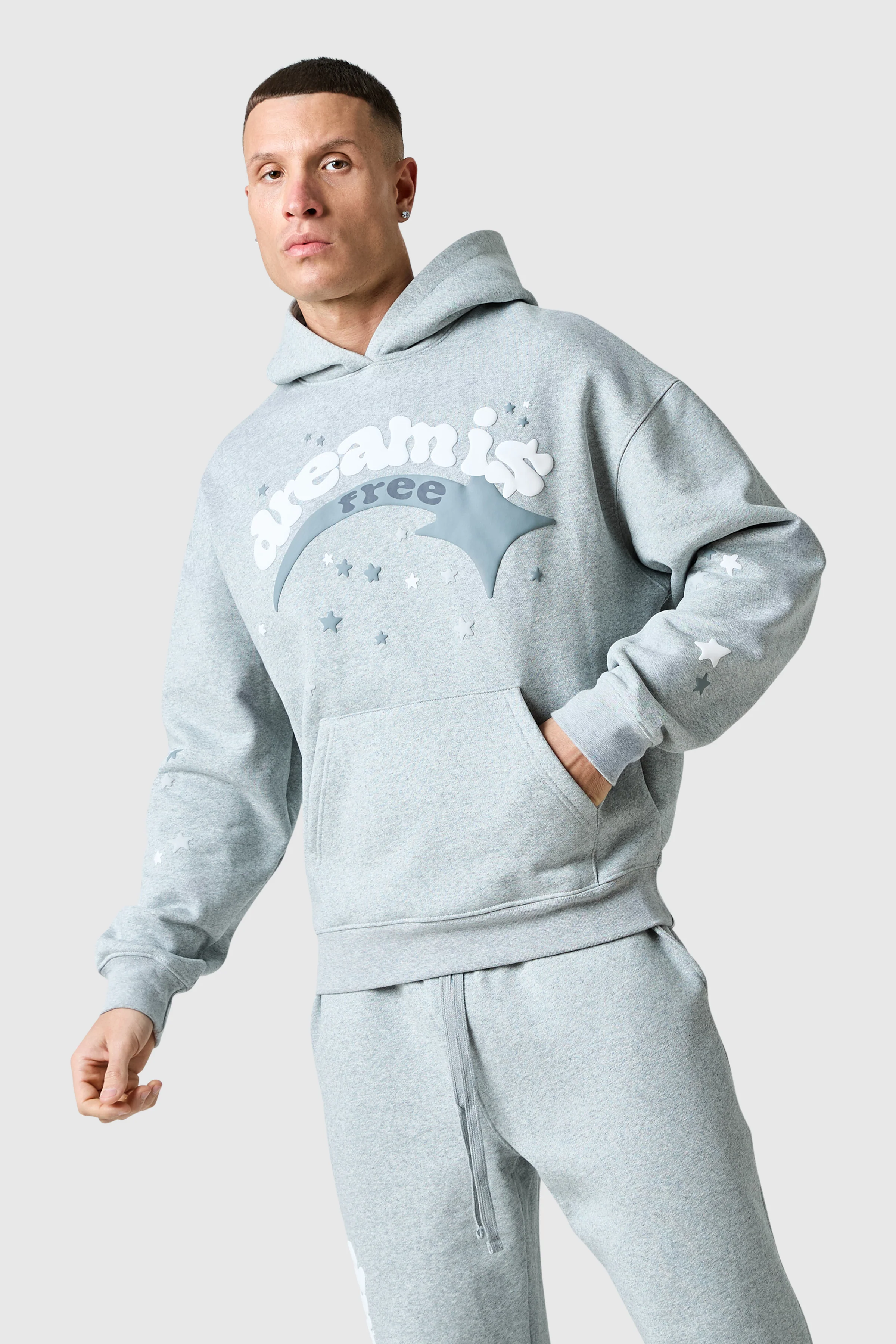 Shooter Hood - Grey Marl - Image 5