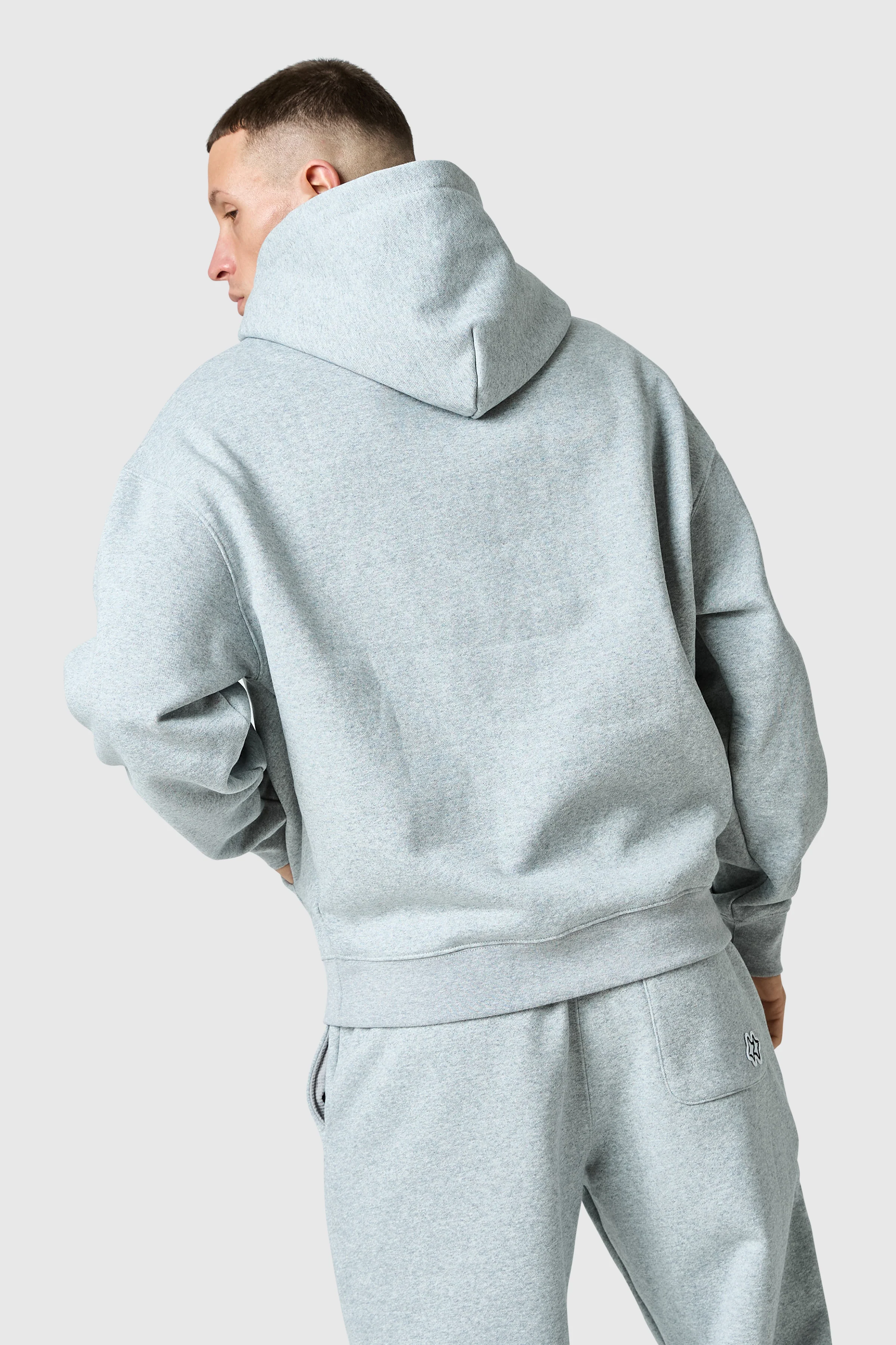 Shooter Tracksuit - Grey Marl - Image 5