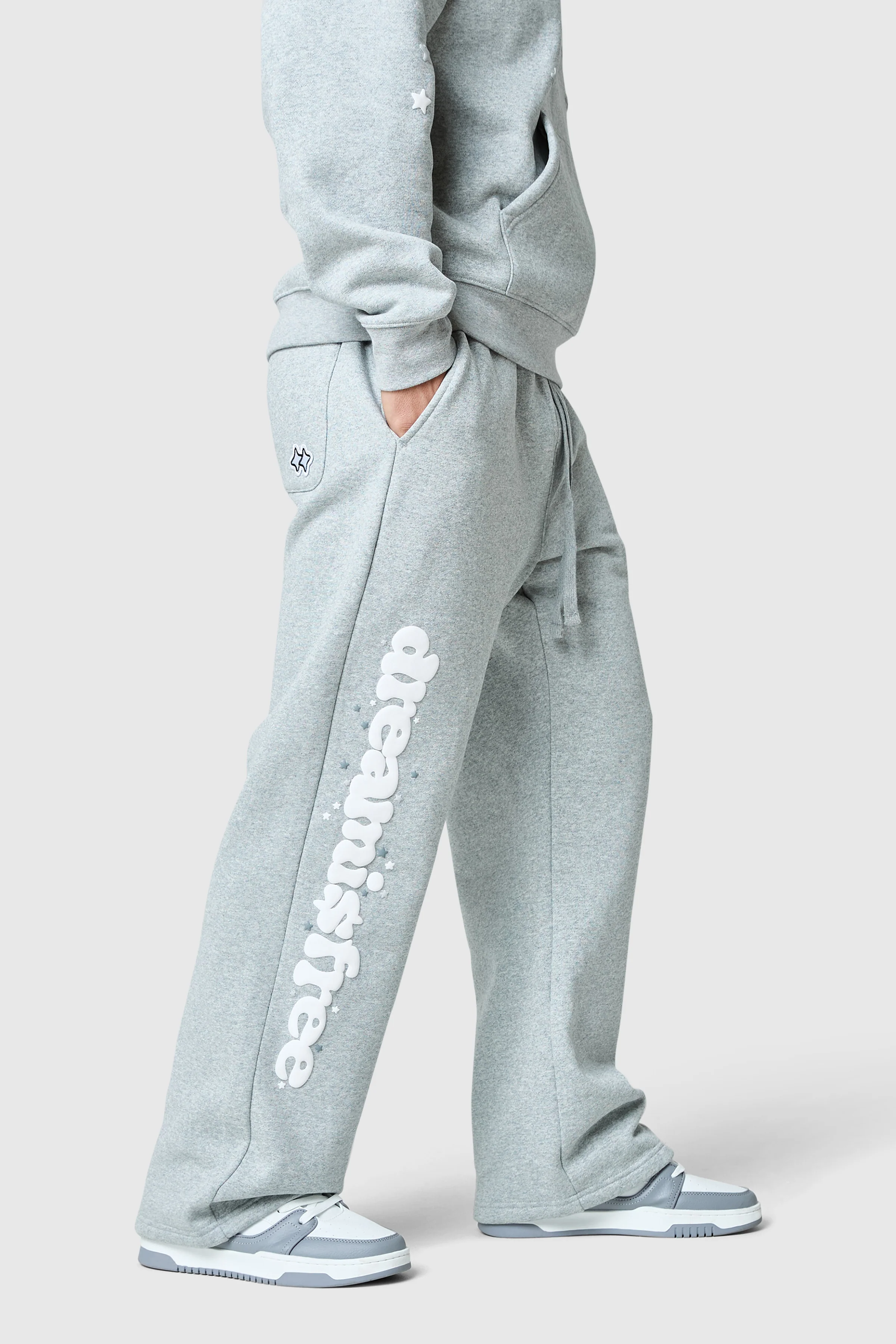 Shooter Tracksuit - Grey Marl - Image 7