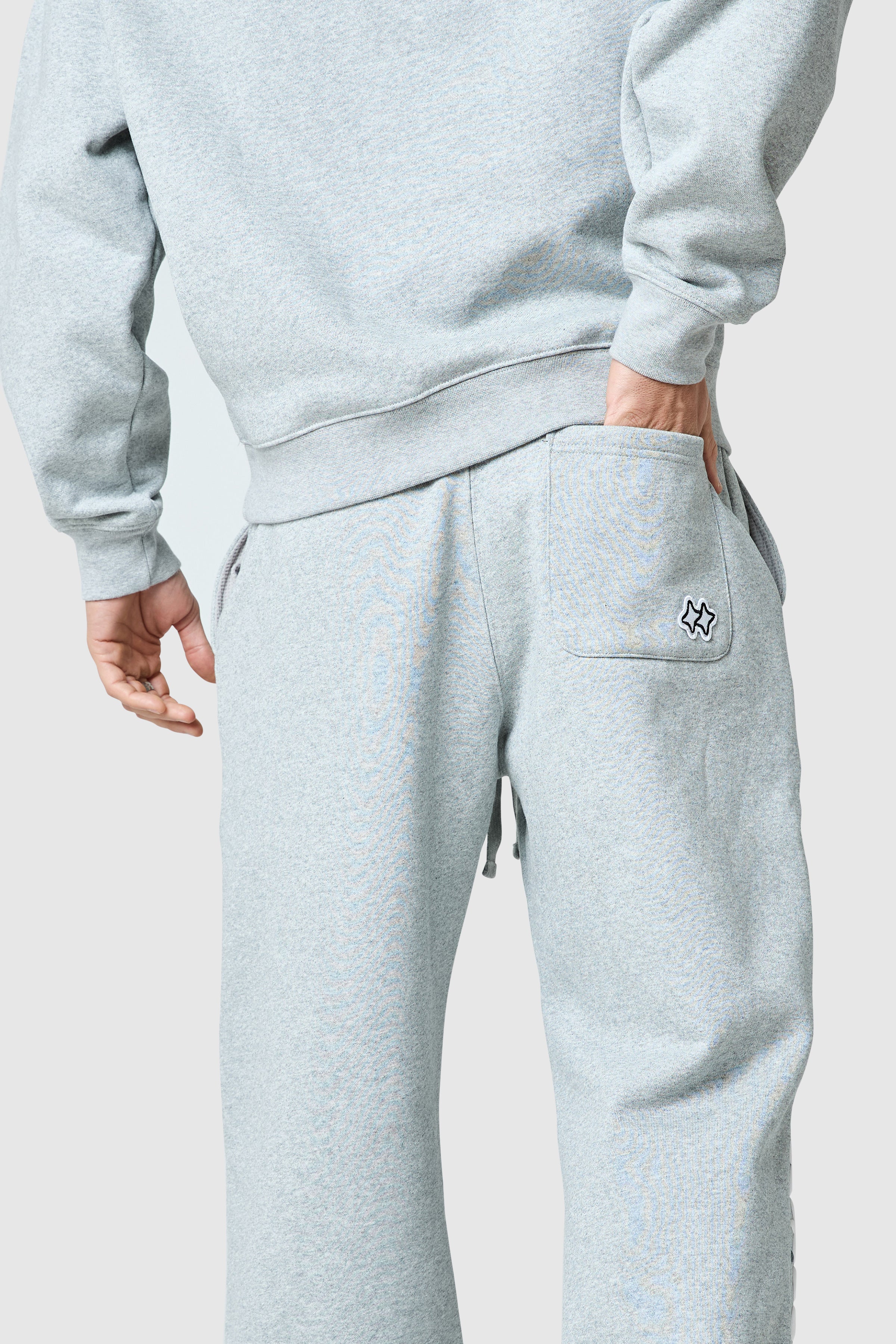 Shooter Jogger - Grey Marl - Image 4
