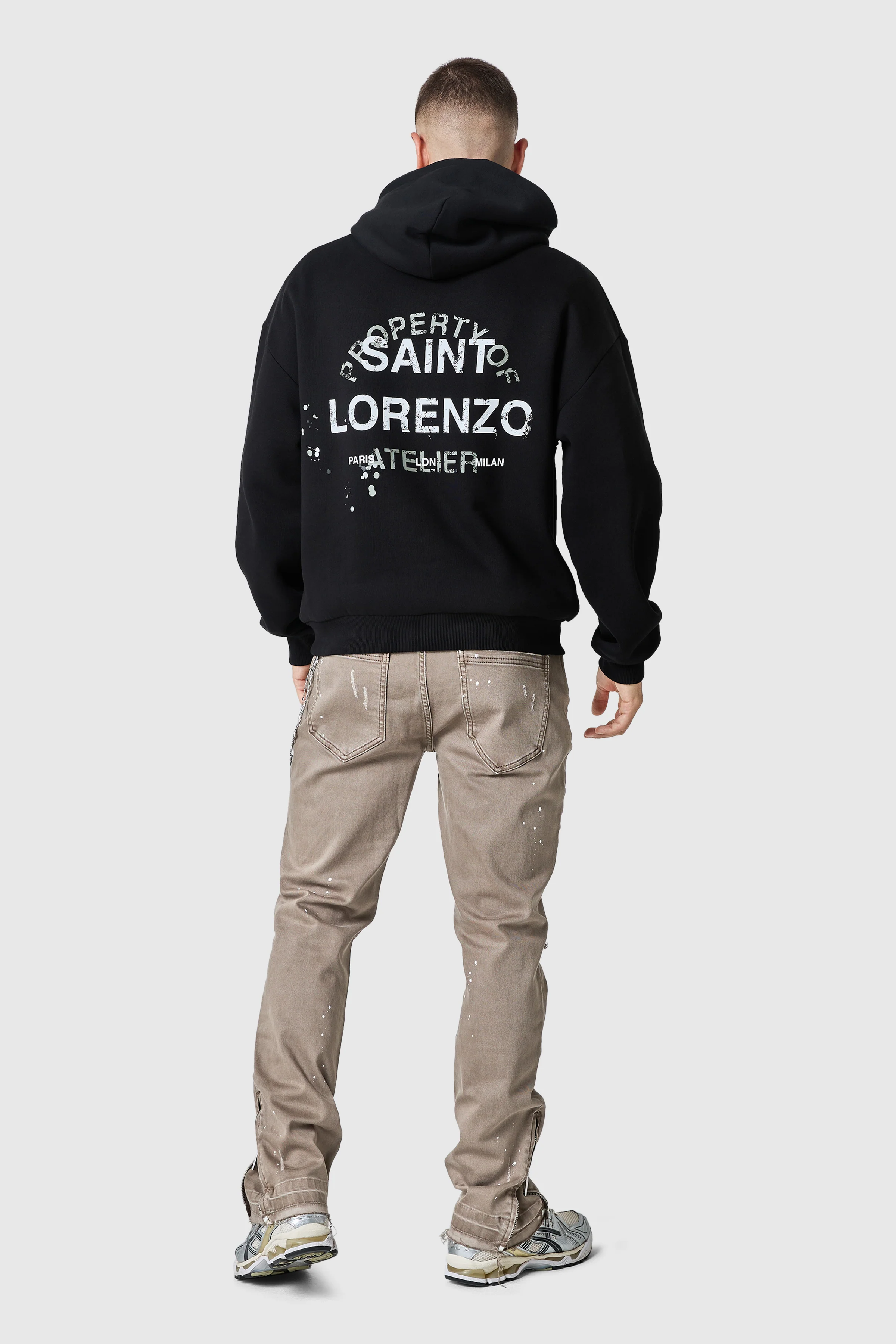 St Lorenzo Painter Hood 2.0 - Black - Image 4