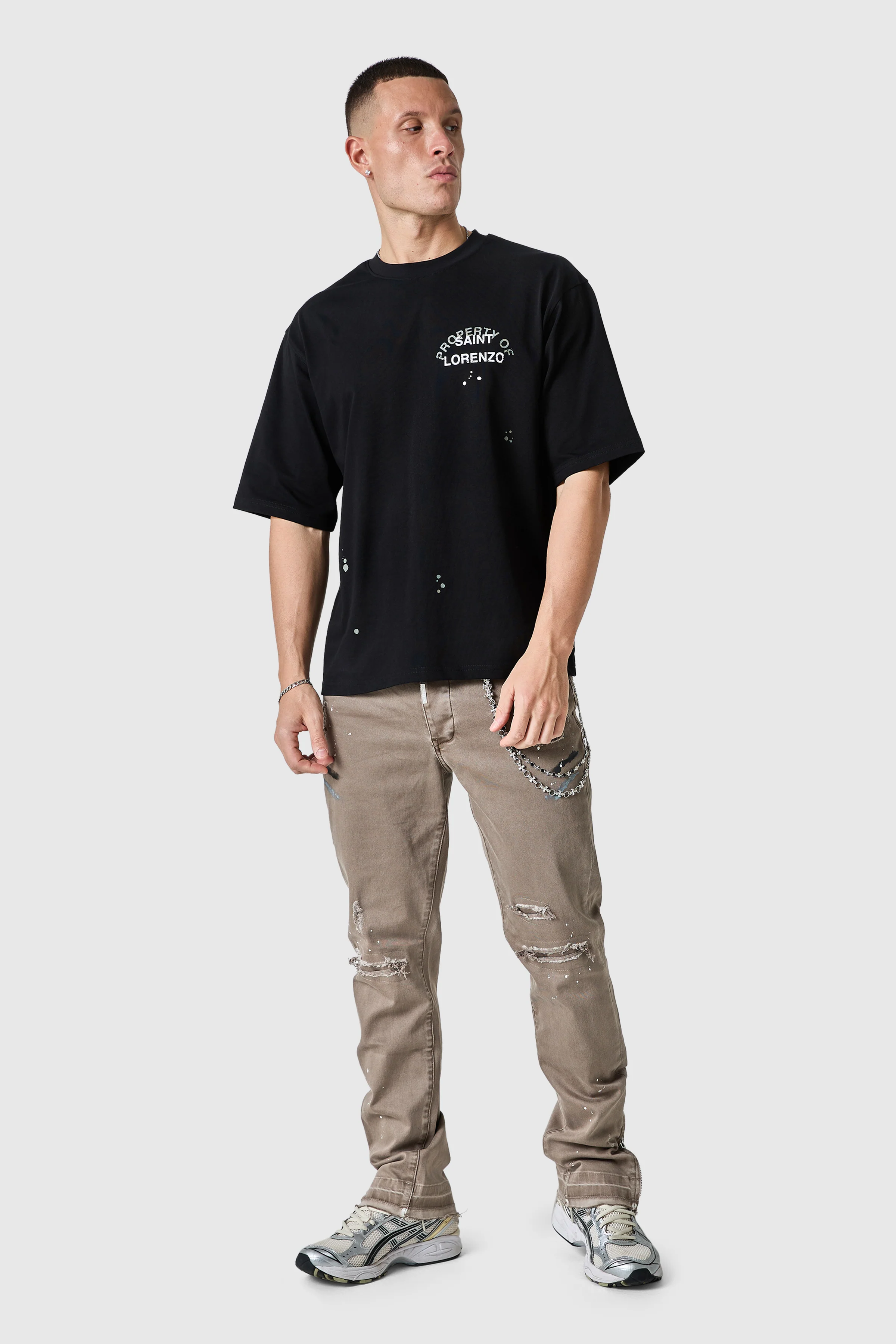 St Lorenzo Painter Tee 2.0 - Black - Image 6