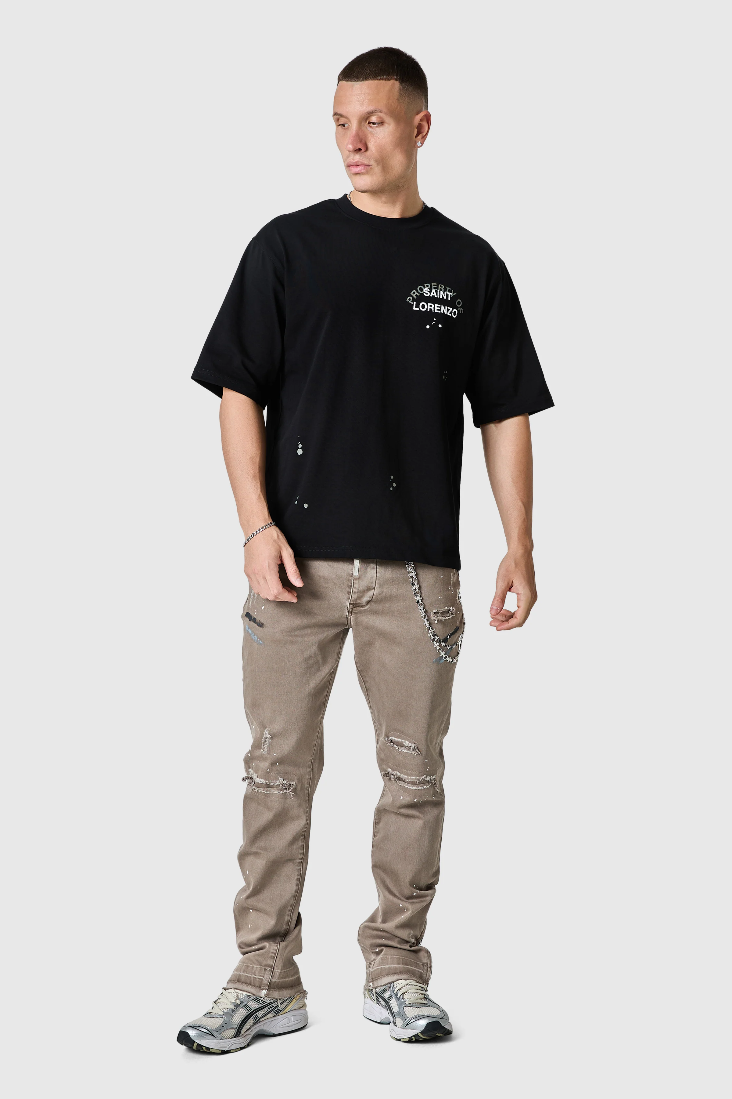 St Lorenzo Painter Tee 2.0 - Black - Image 8