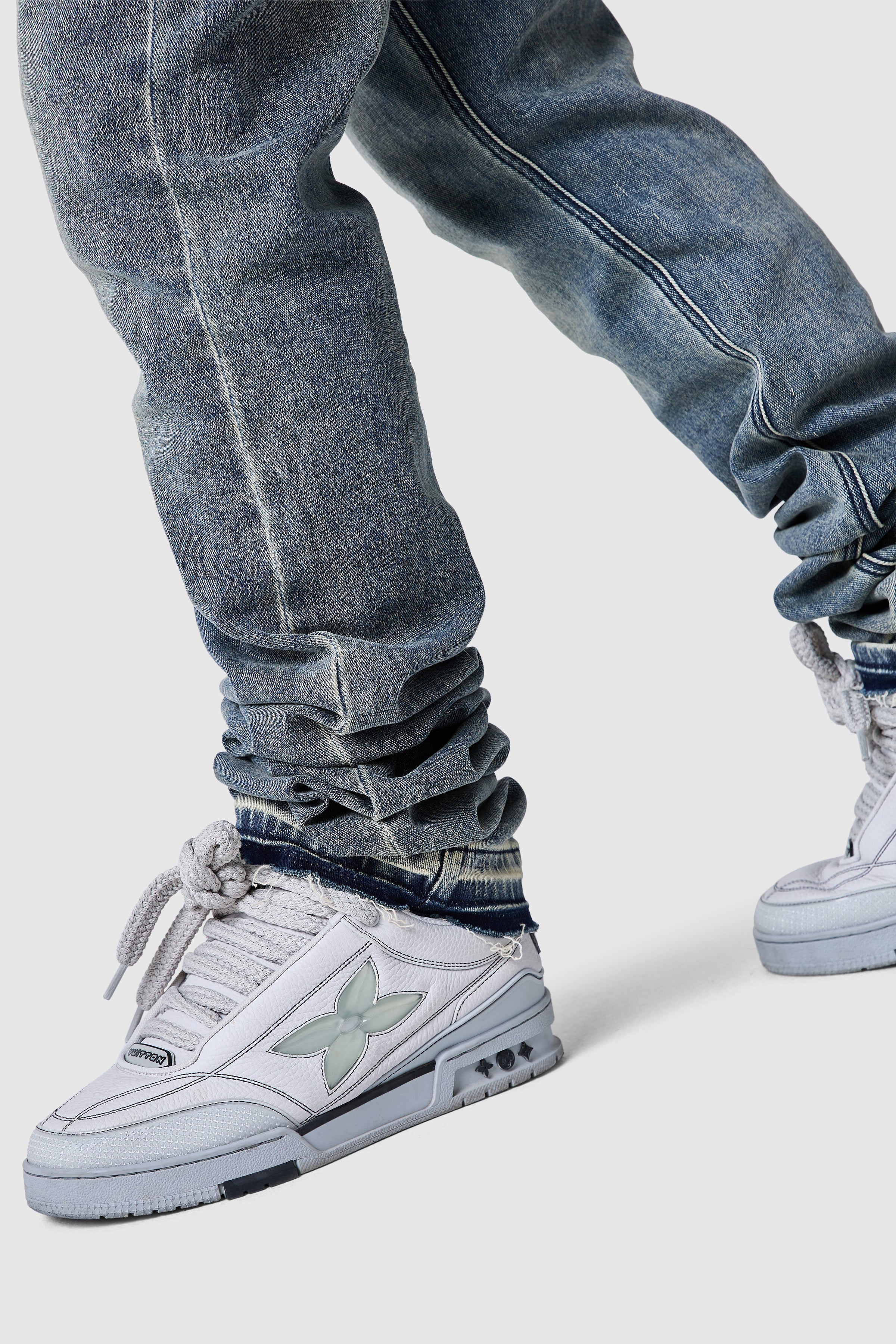 Stacked Jean - Vintage Blue - Image 8
