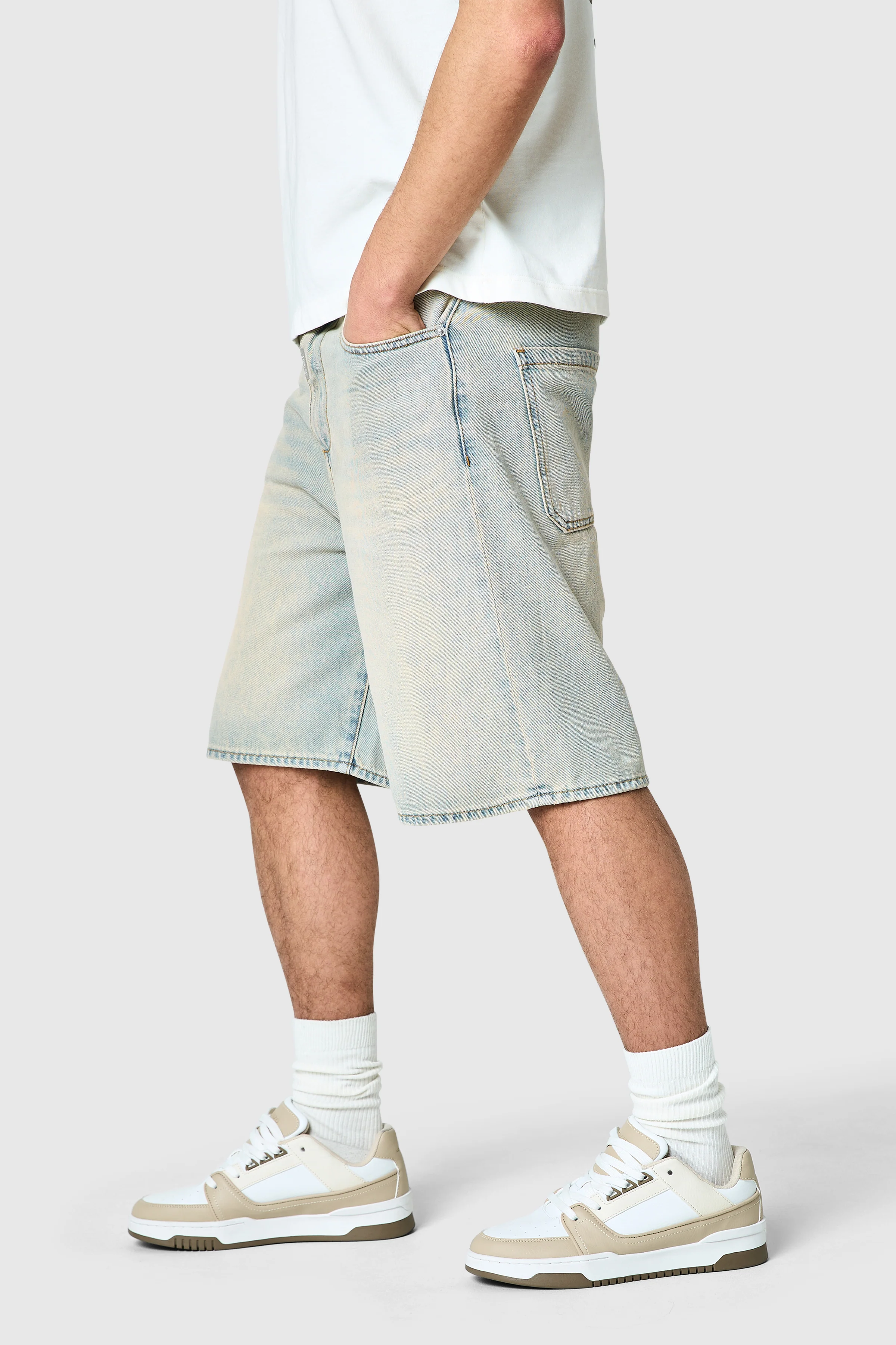 Staples Jort - Sand Blue - Image 3