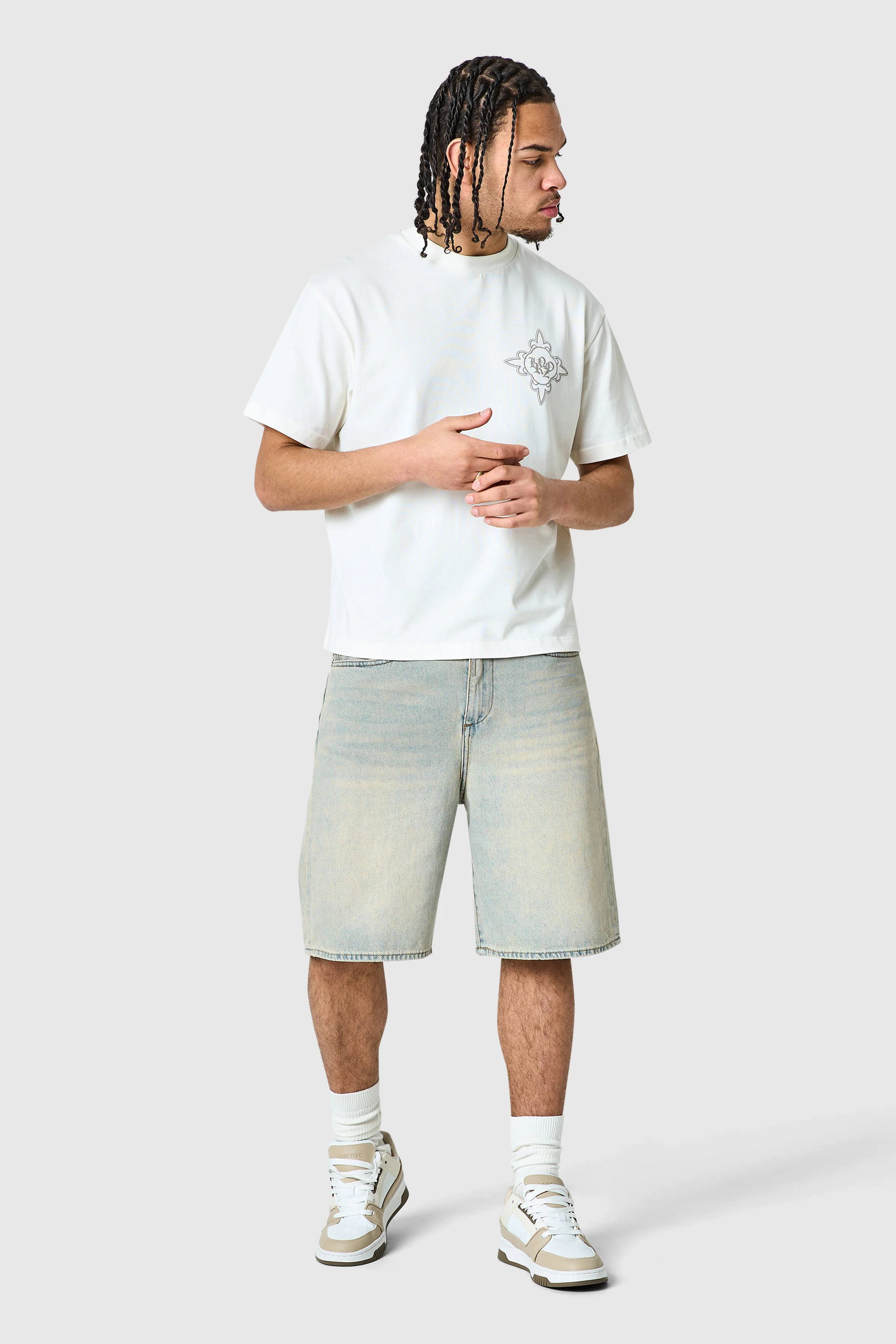 Staples Jort - Sand Blue - Image 4