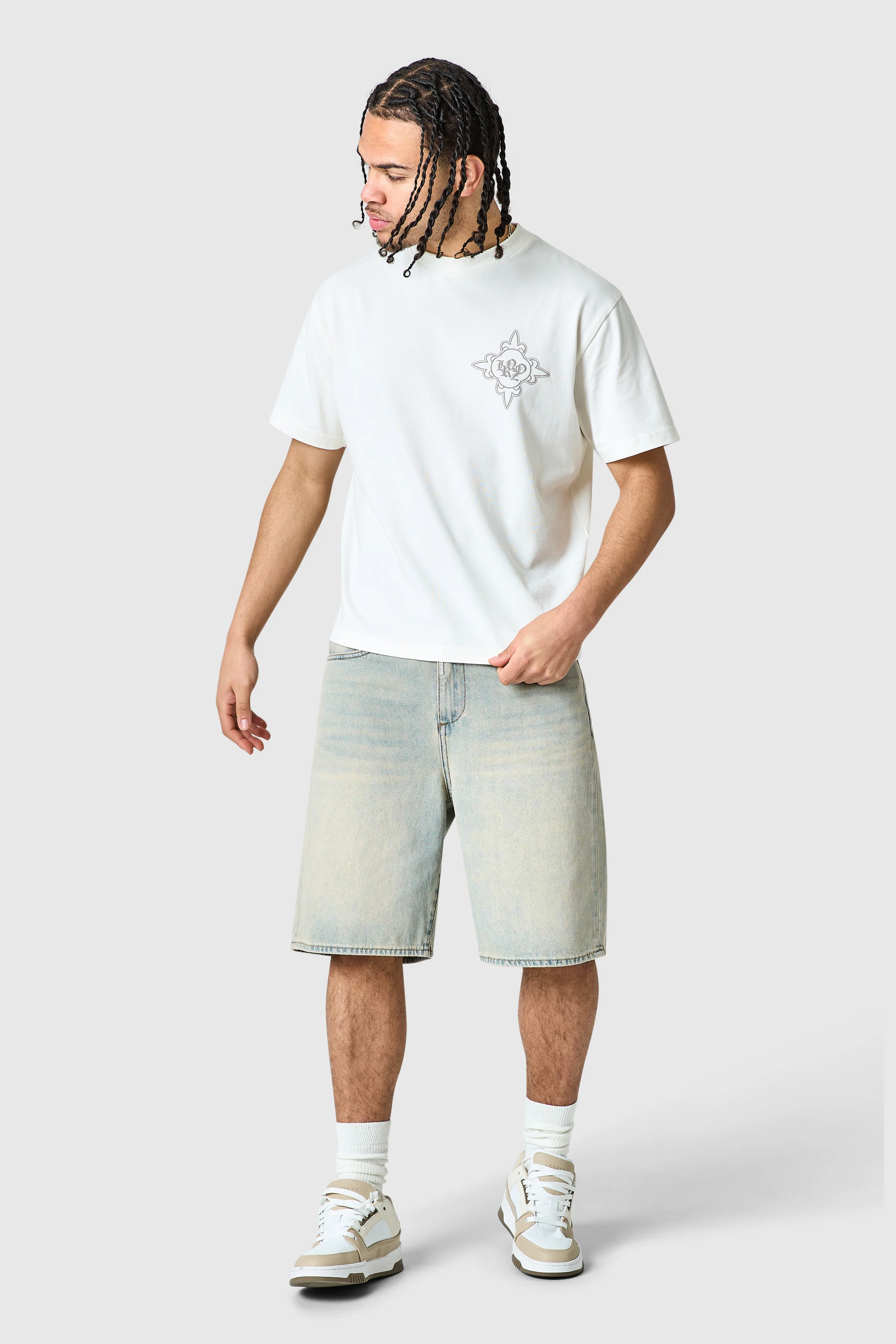 Staples Jort - Sand Blue - Image 5