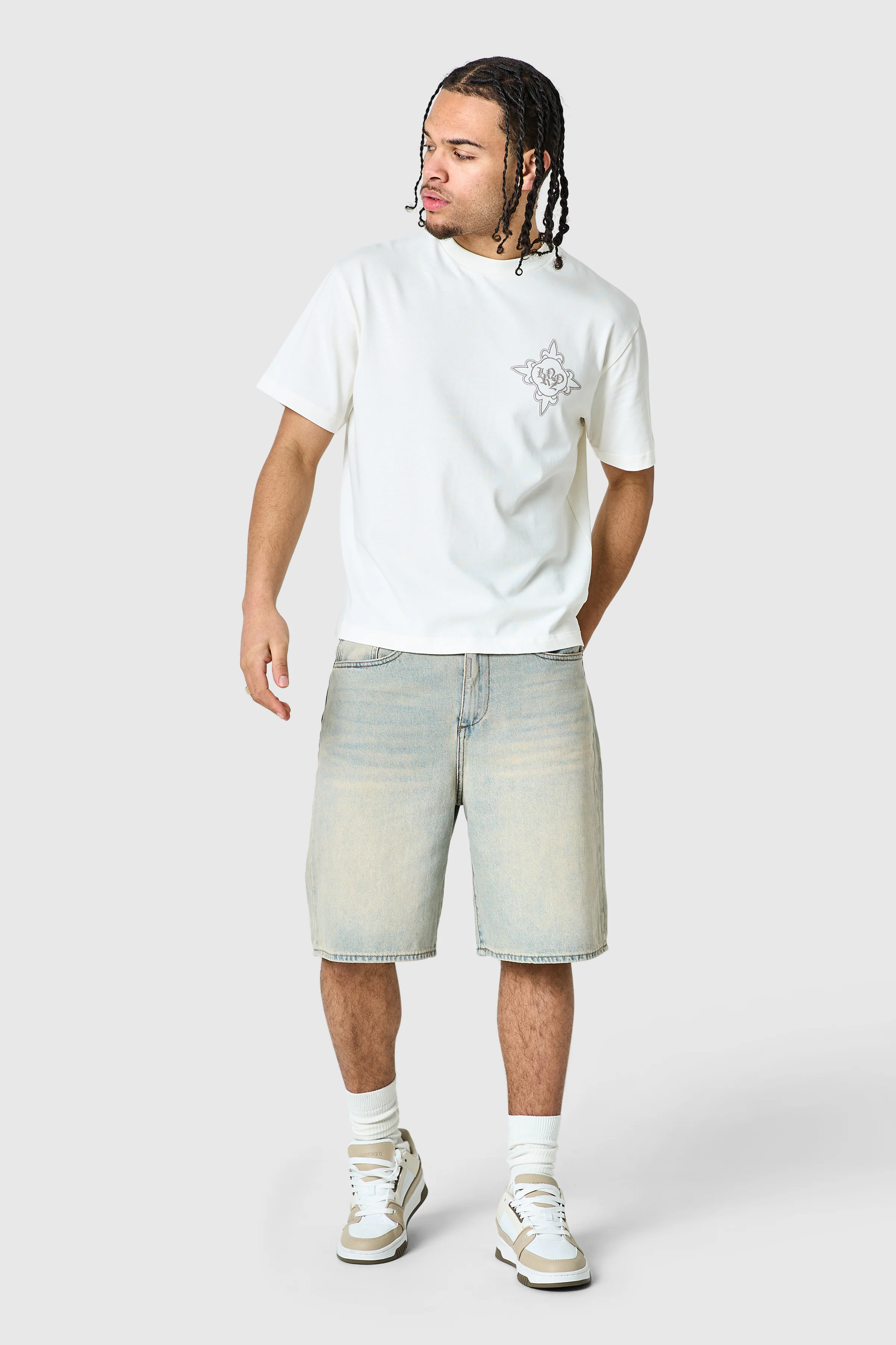 Staples Jort - Sand Blue - Image 6