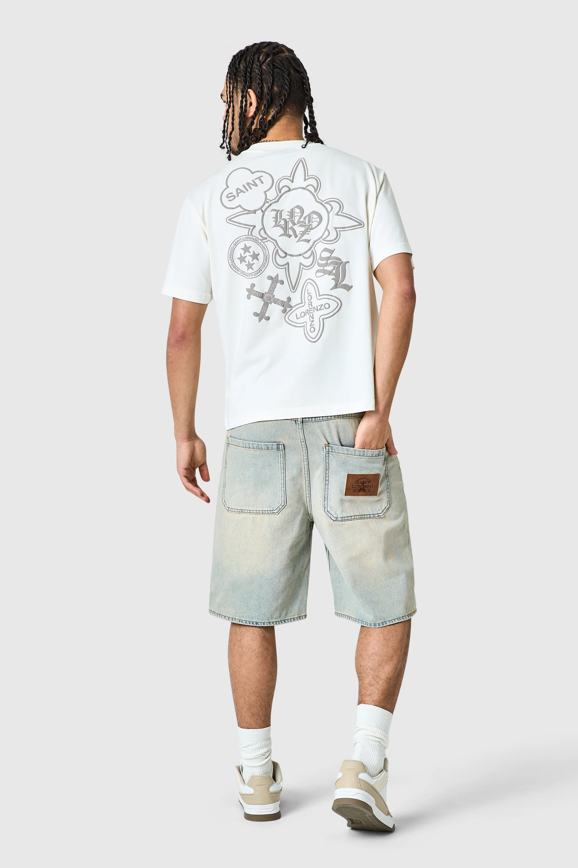 Staples Jort - Sand Blue - Image 7