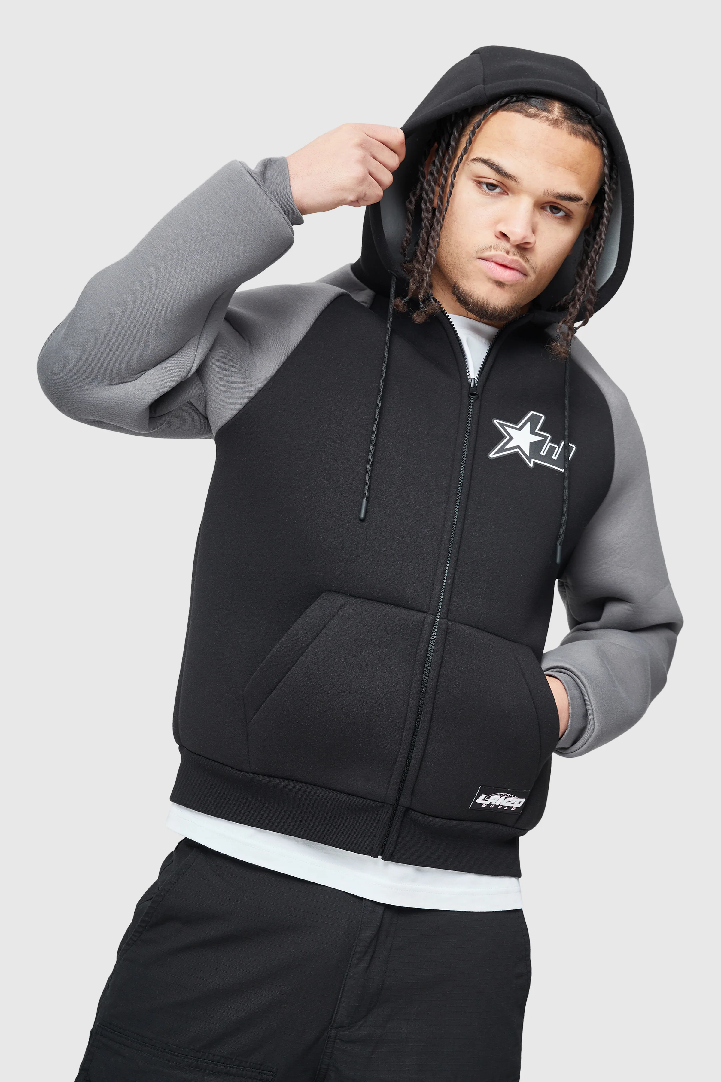 LW Star Scuba Hood - Black - Image 6