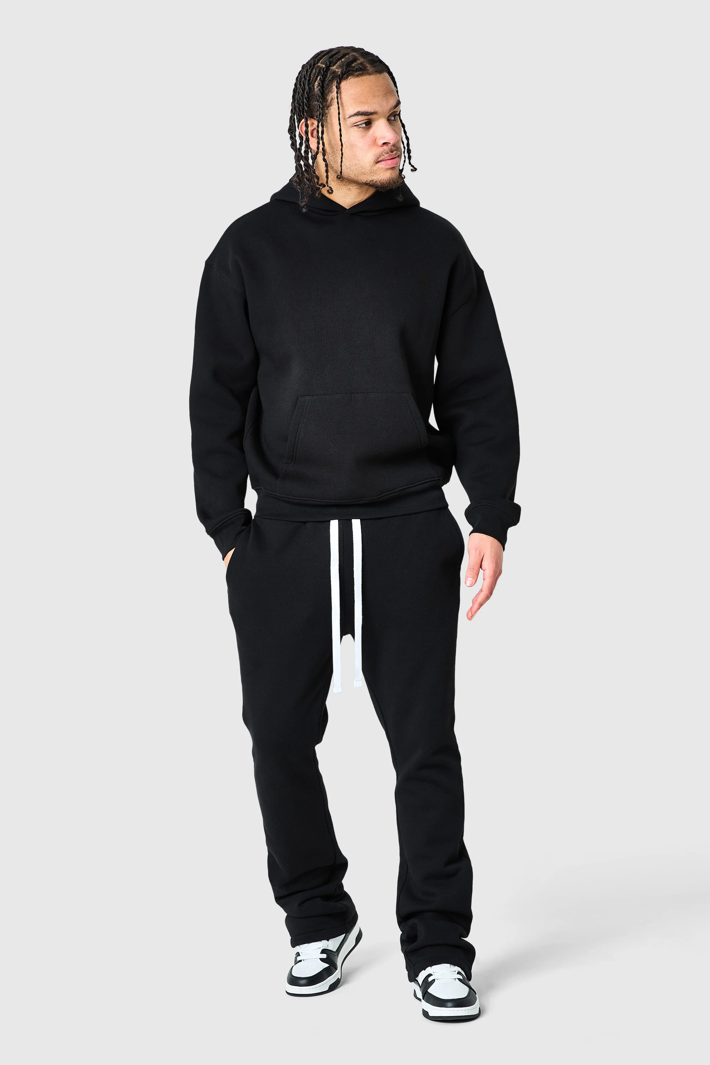 Uniform Flare Jogger - Black - Image 3