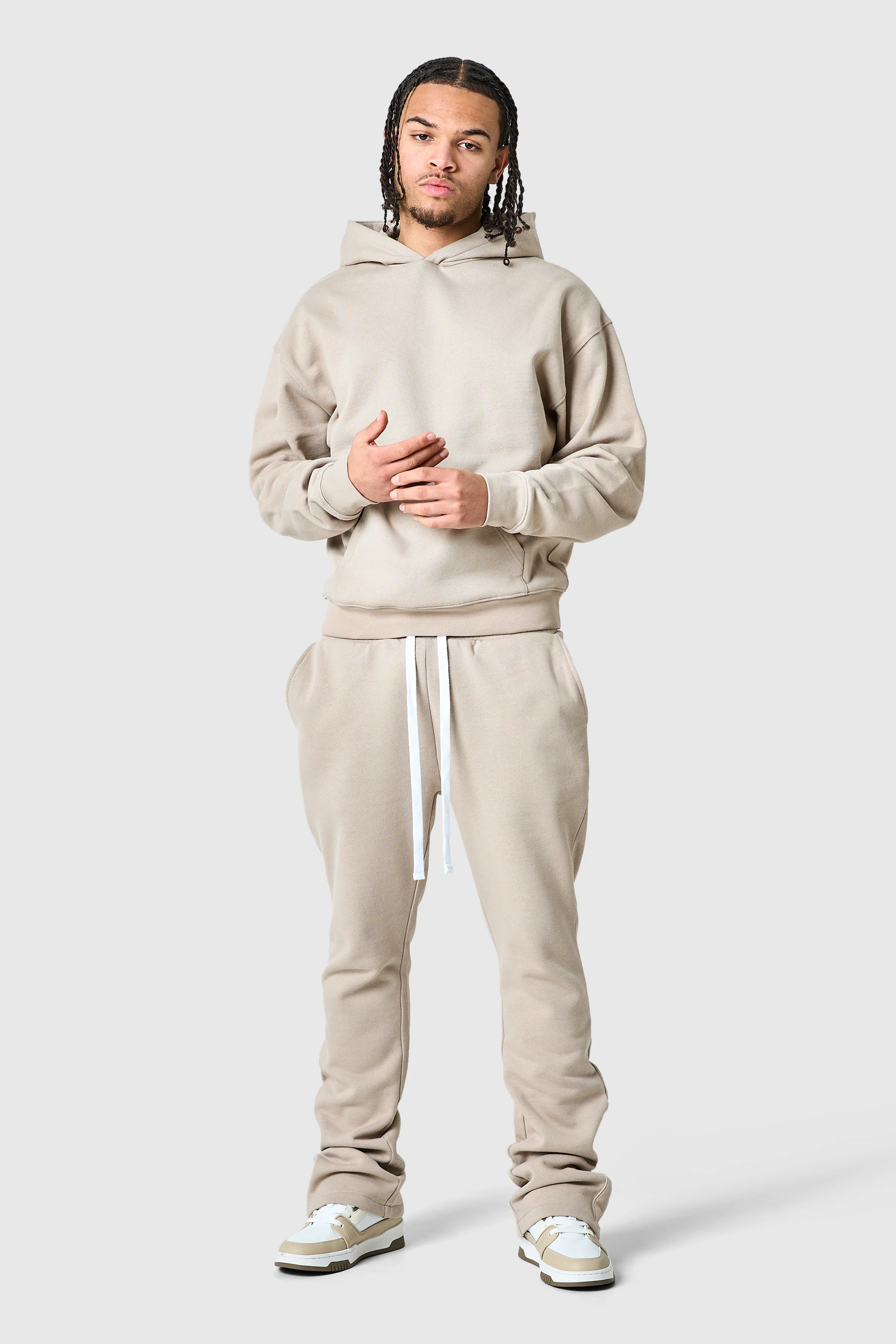Uniform Flare Jogger - Grey Stone - Image 3
