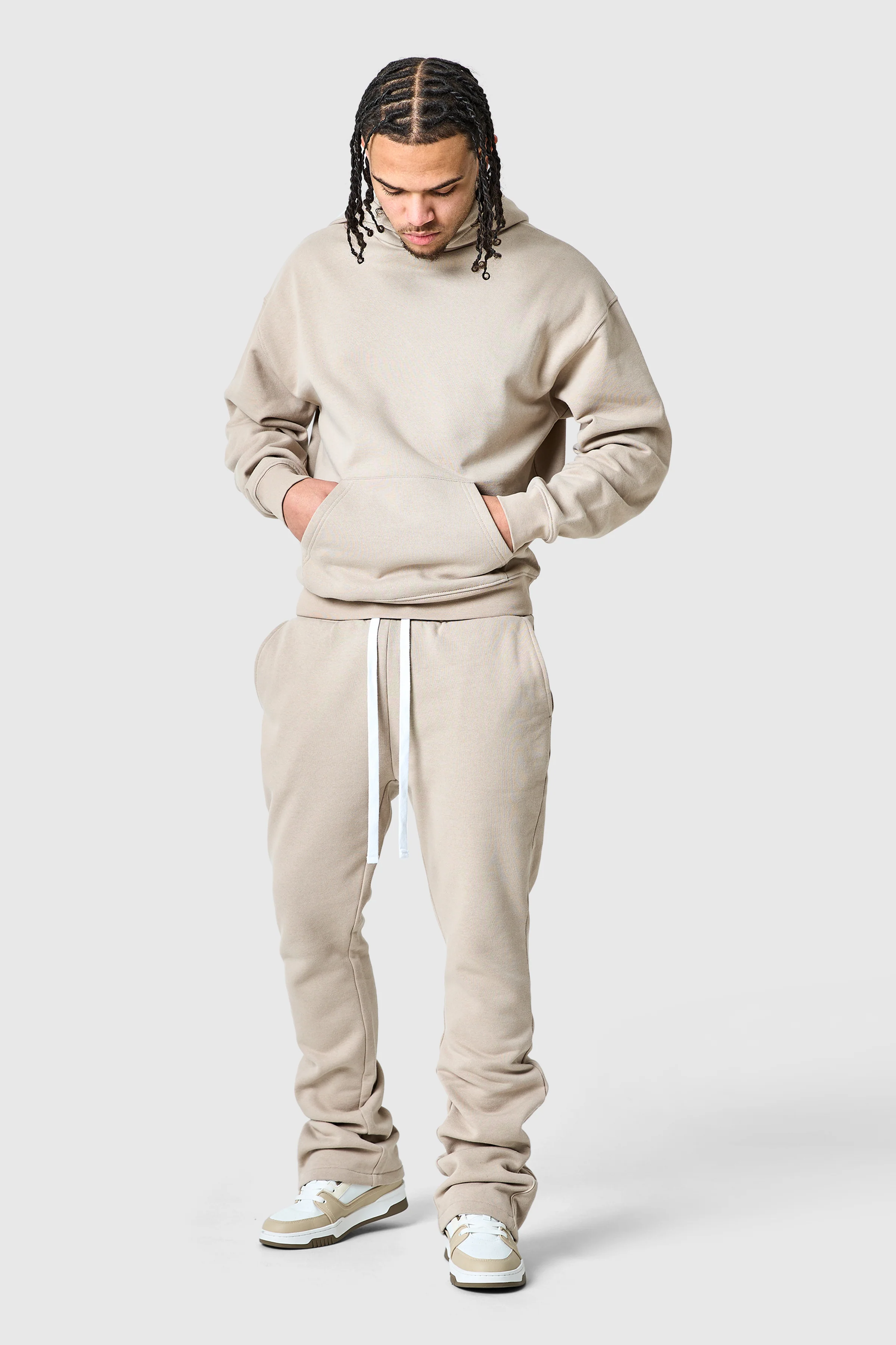 Uniform Flare Jogger - Grey Stone - Image 5