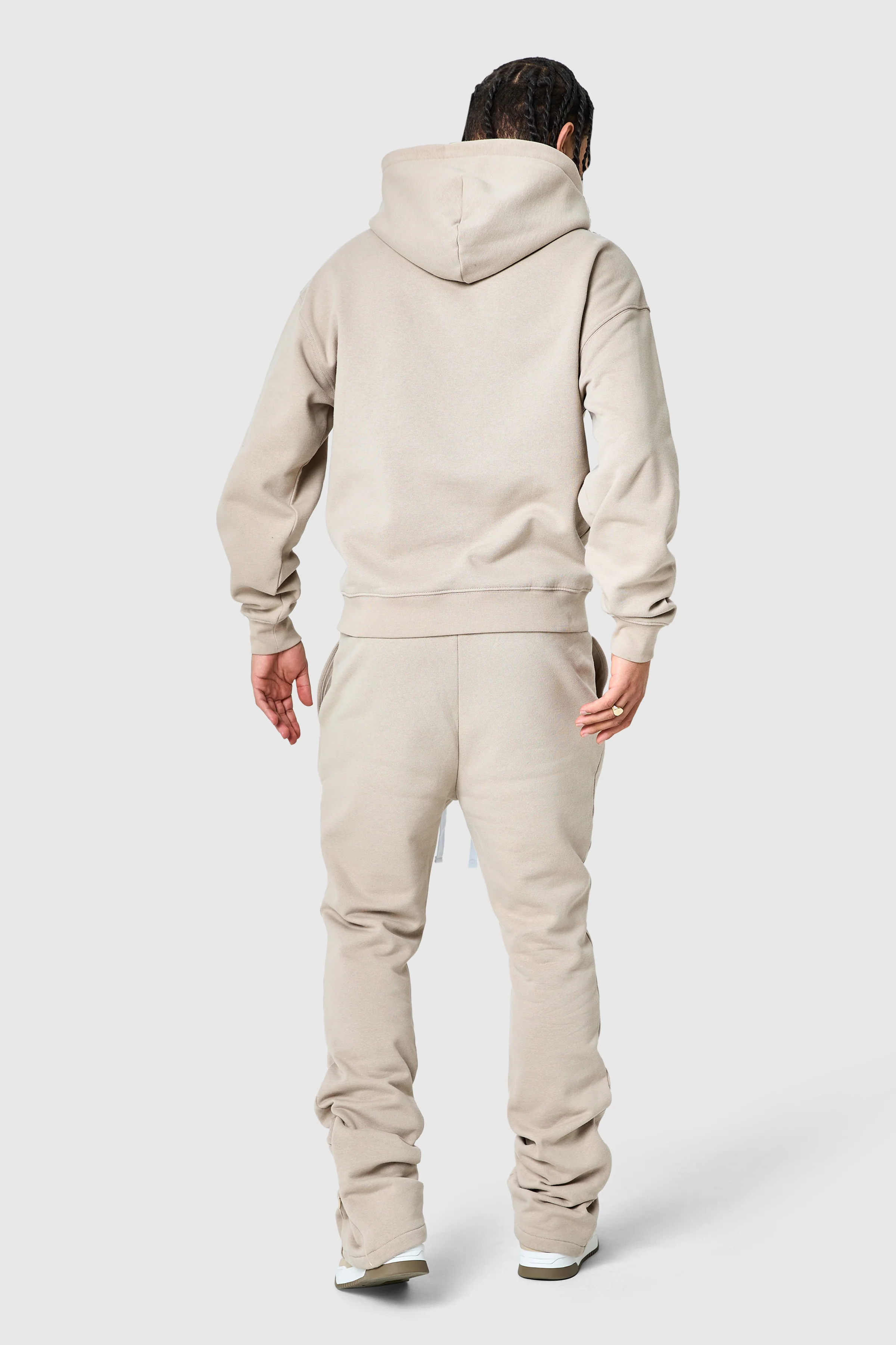 Uniform Flare Jogger - Grey Stone - Image 7