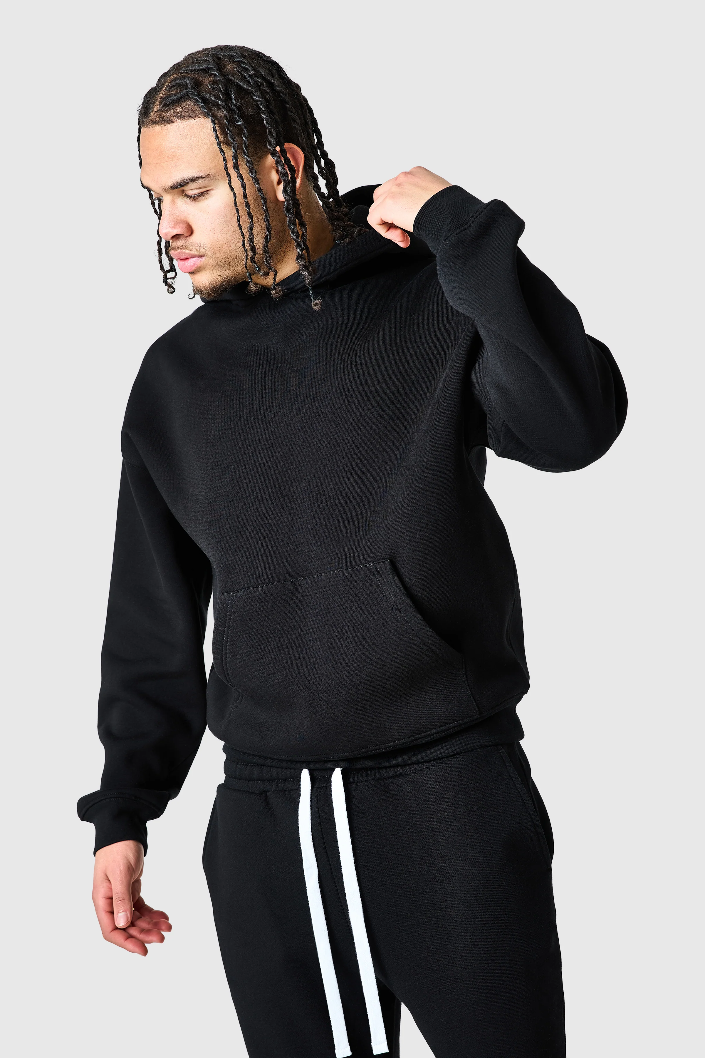 Uniform Flare Tracksuit - Black - Image 10