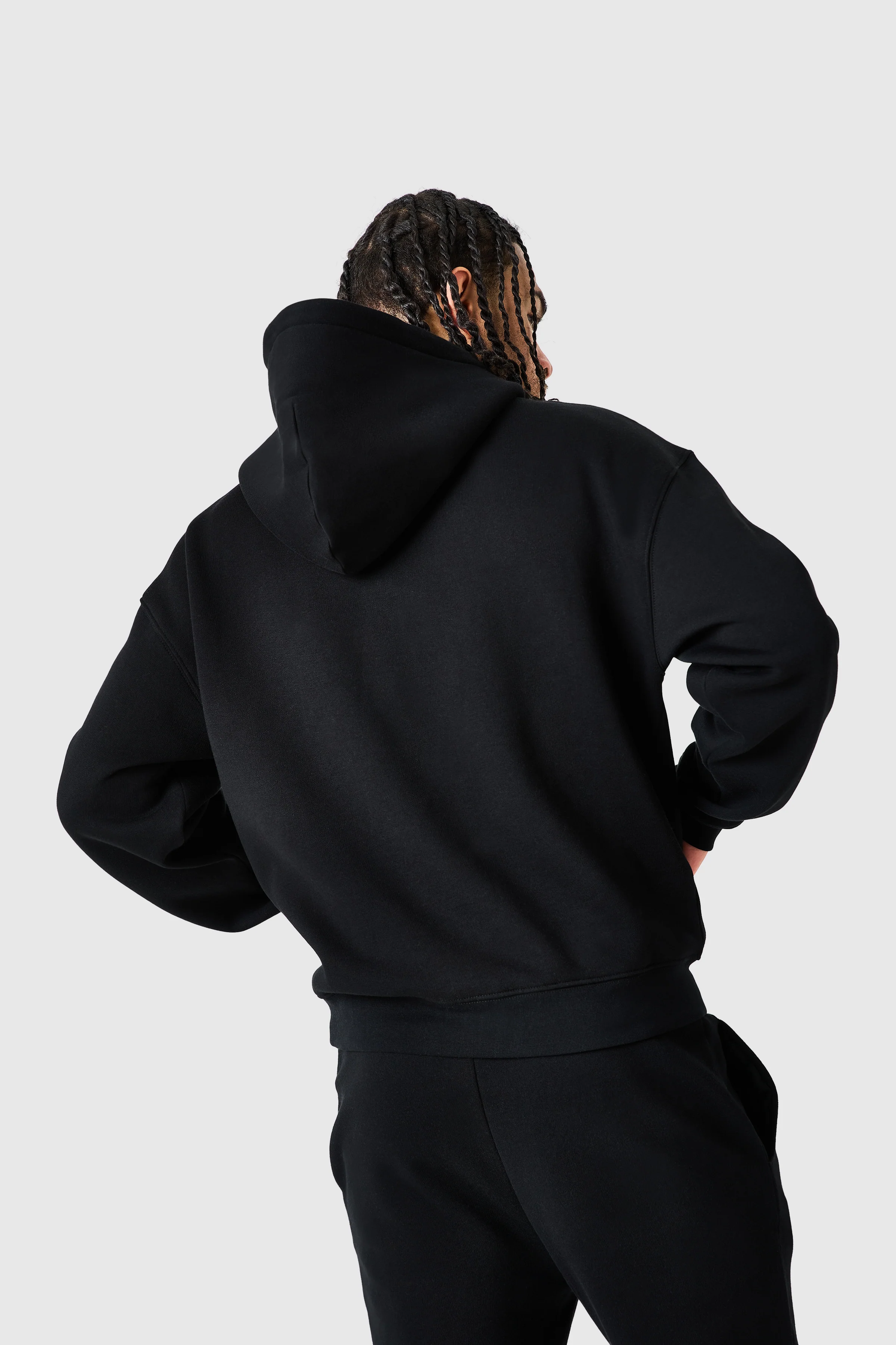Uniform Flare Tracksuit - Black - Image 7