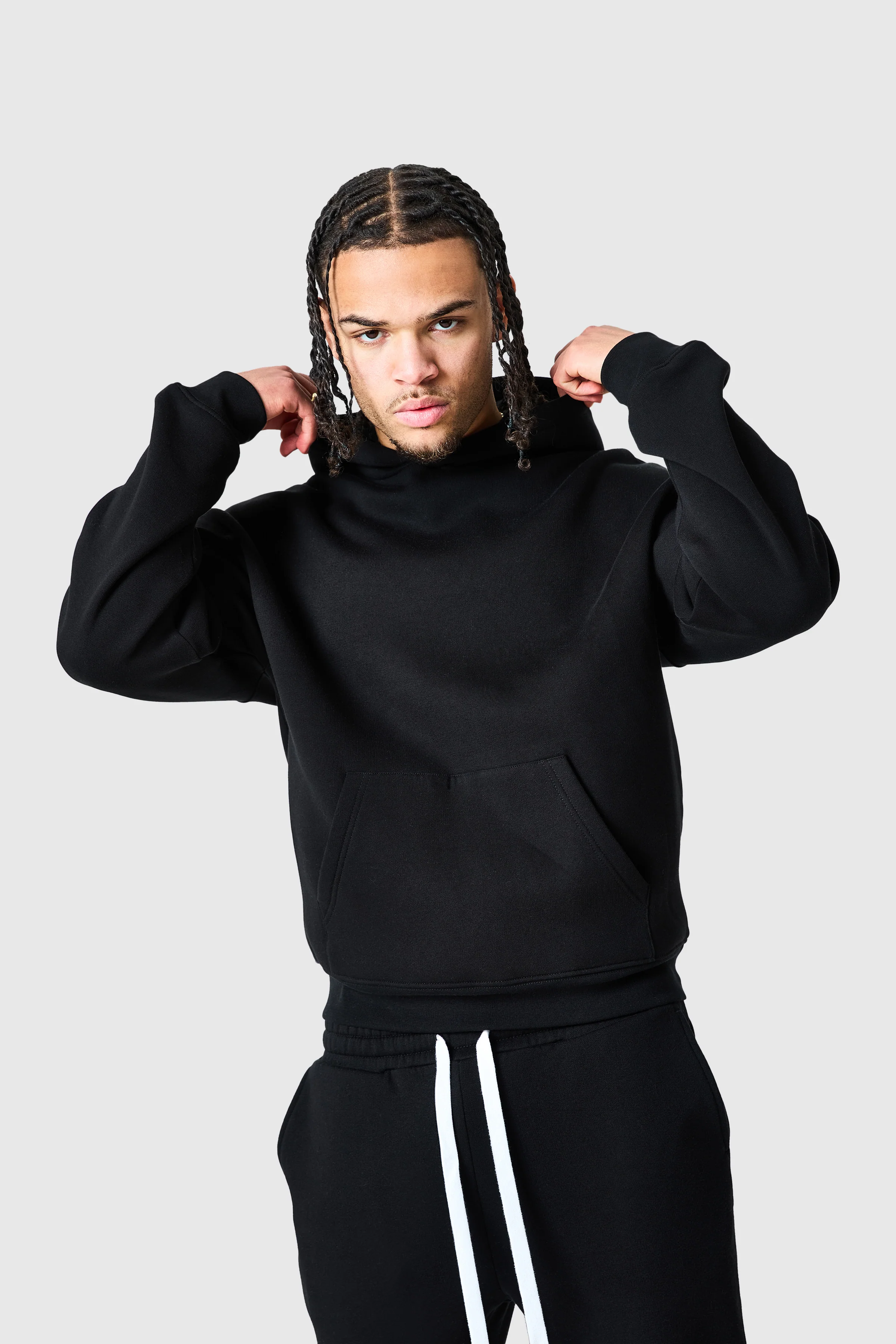 Uniform Flare Tracksuit - Black - Image 9
