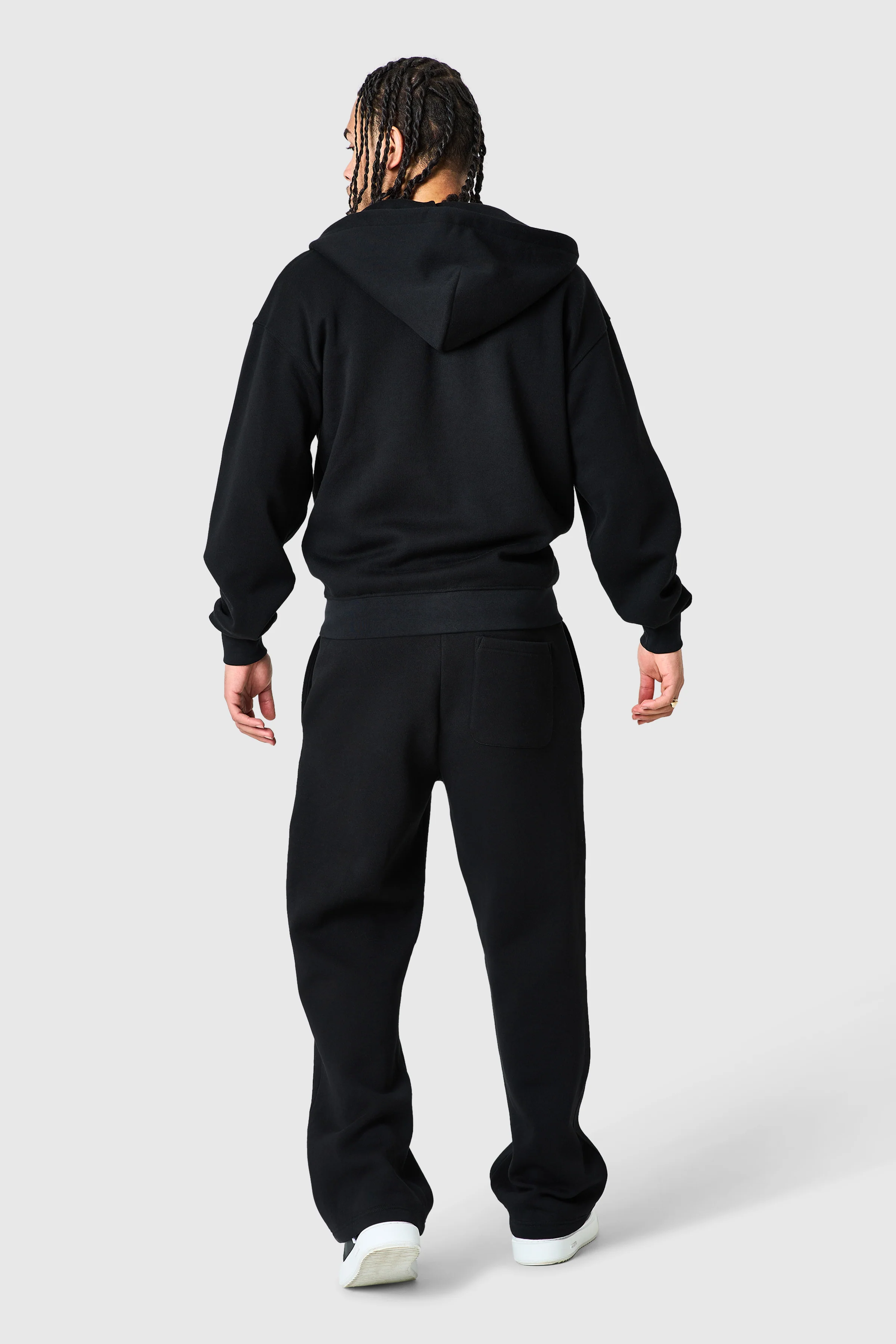 Uniform Zip Hood - Black - Image 6