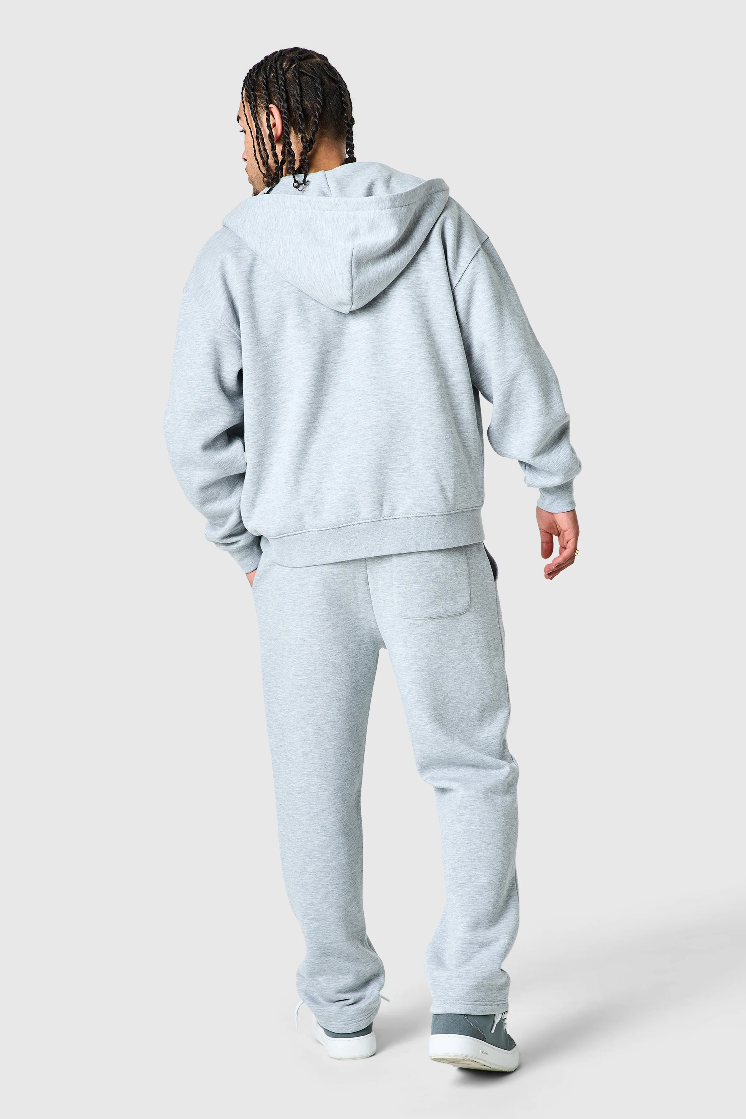 Uniform Zip Tracksuit - Grey - Image 11