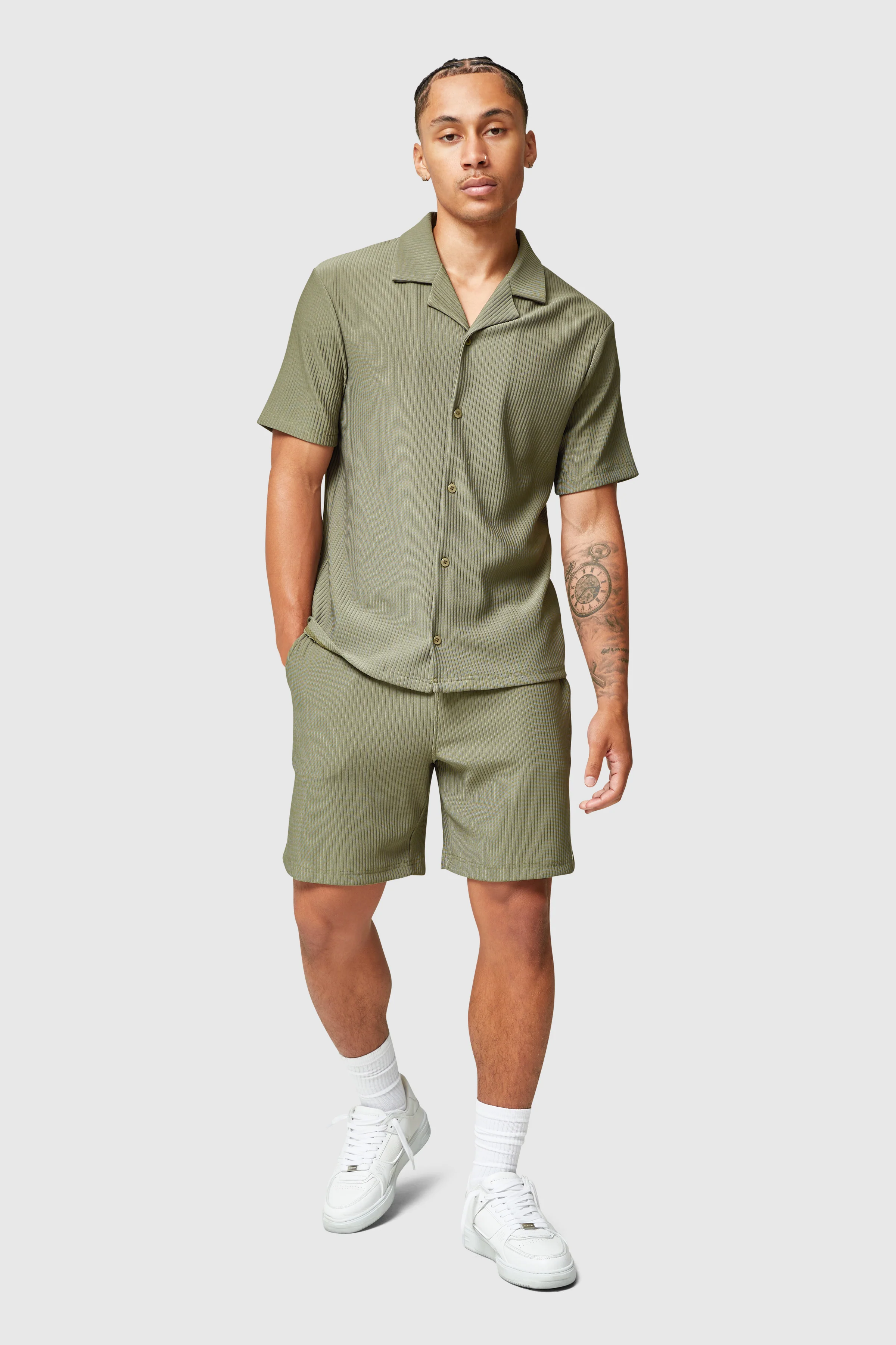 Verona Shirt - Khaki - Image 2