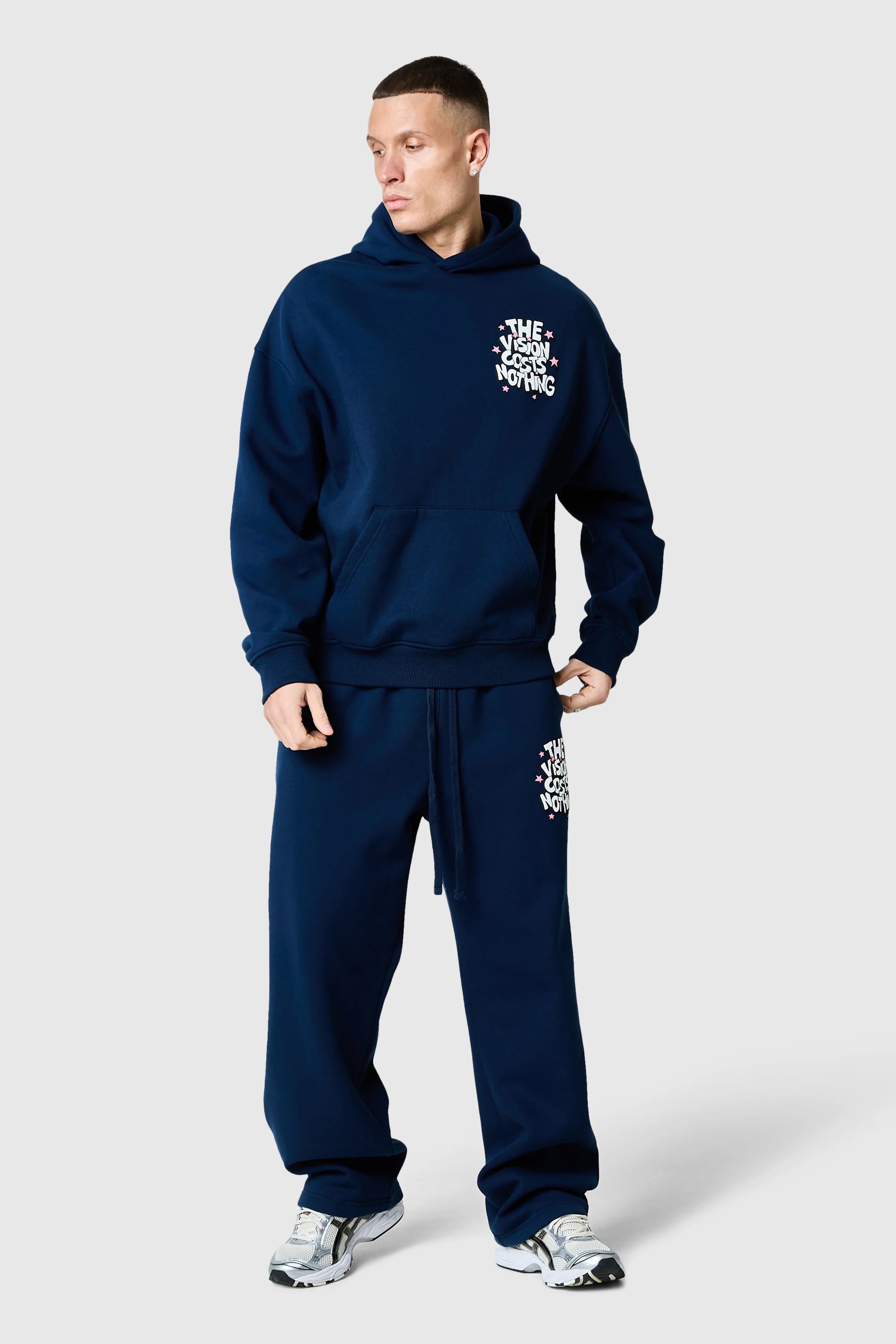 Vision Costs Nothing Hood - Blue - Image 3