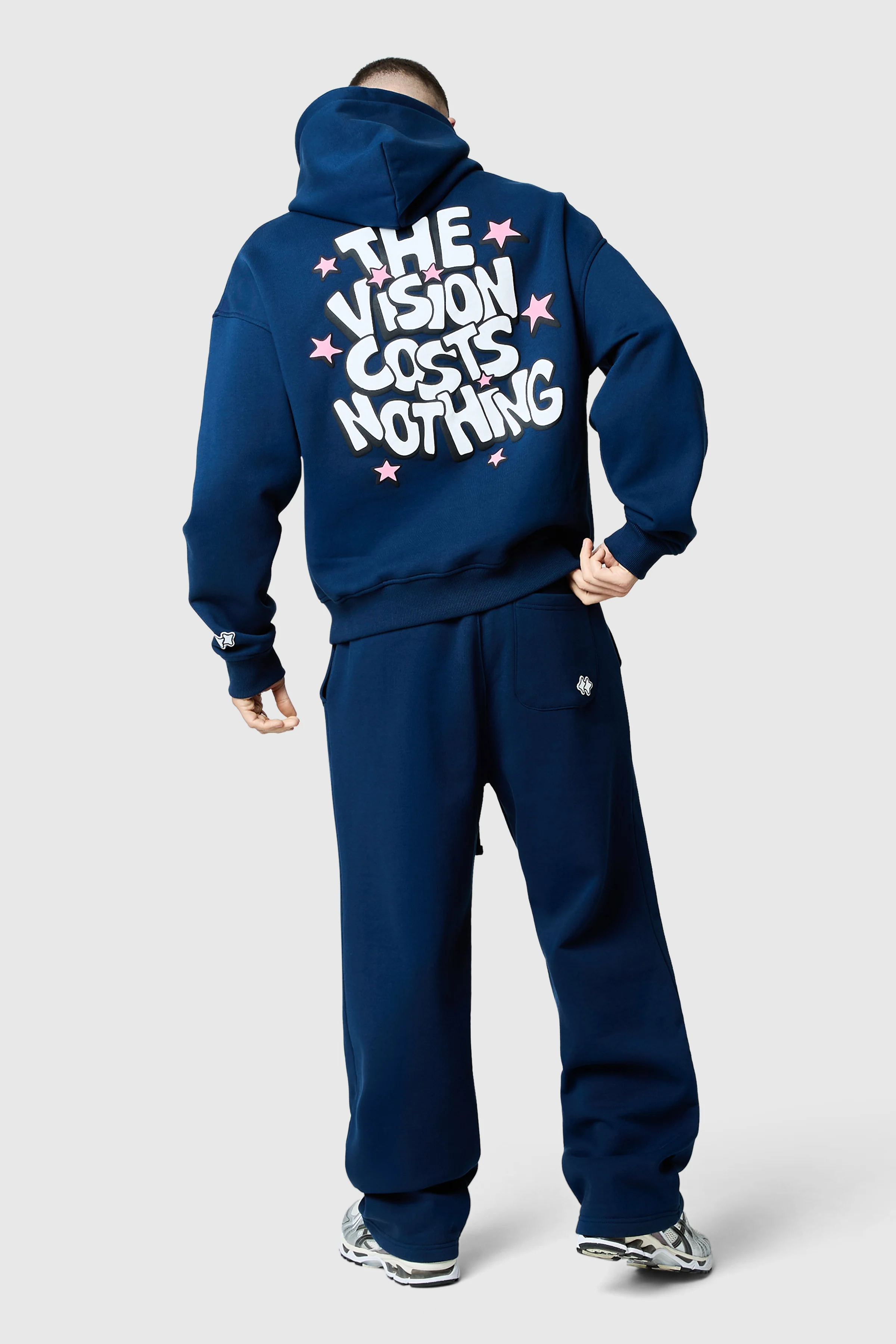 Vision Costs Nothing Hood - Blue - Image 4