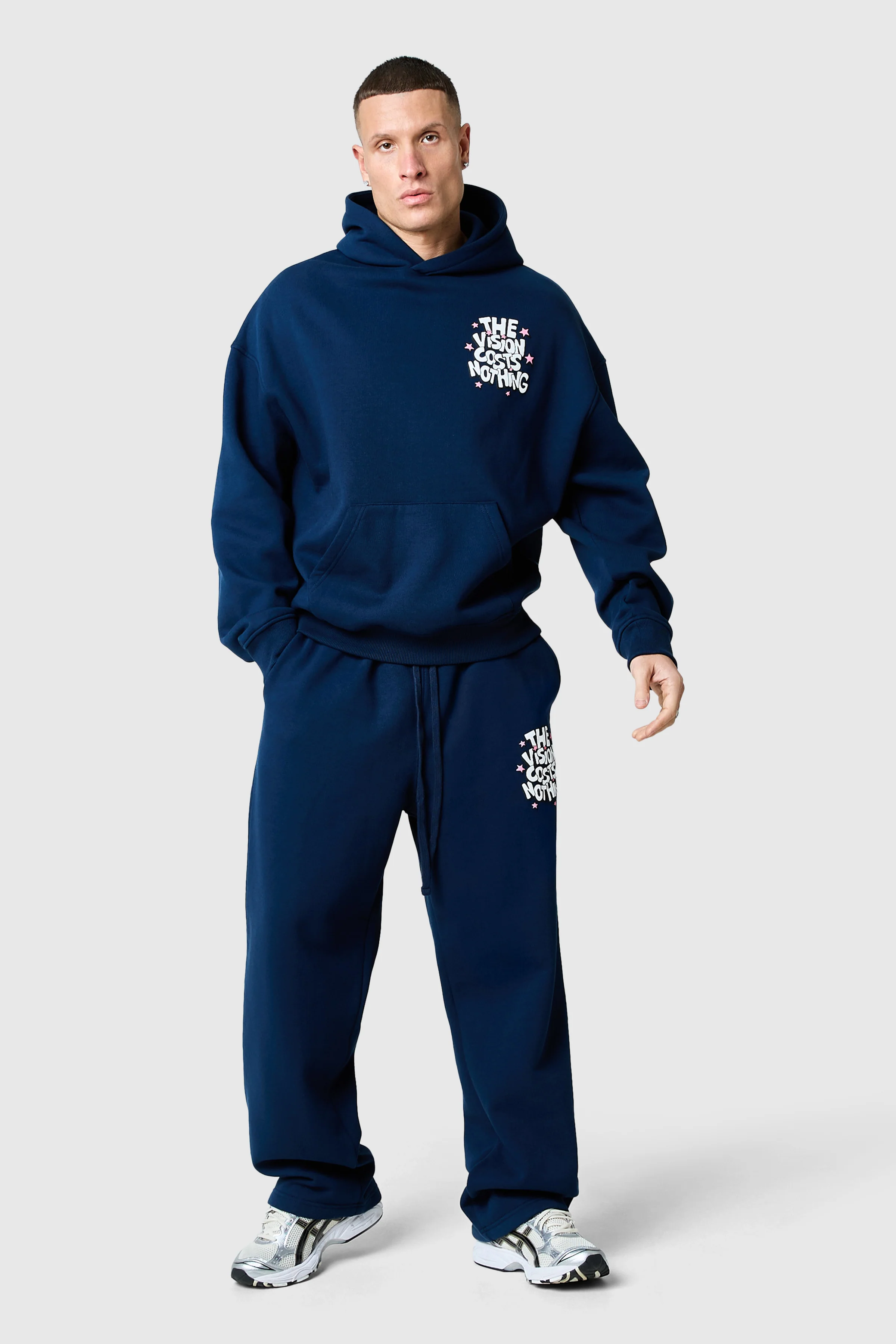 Vision Costs Nothing Hood - Blue - Image 5