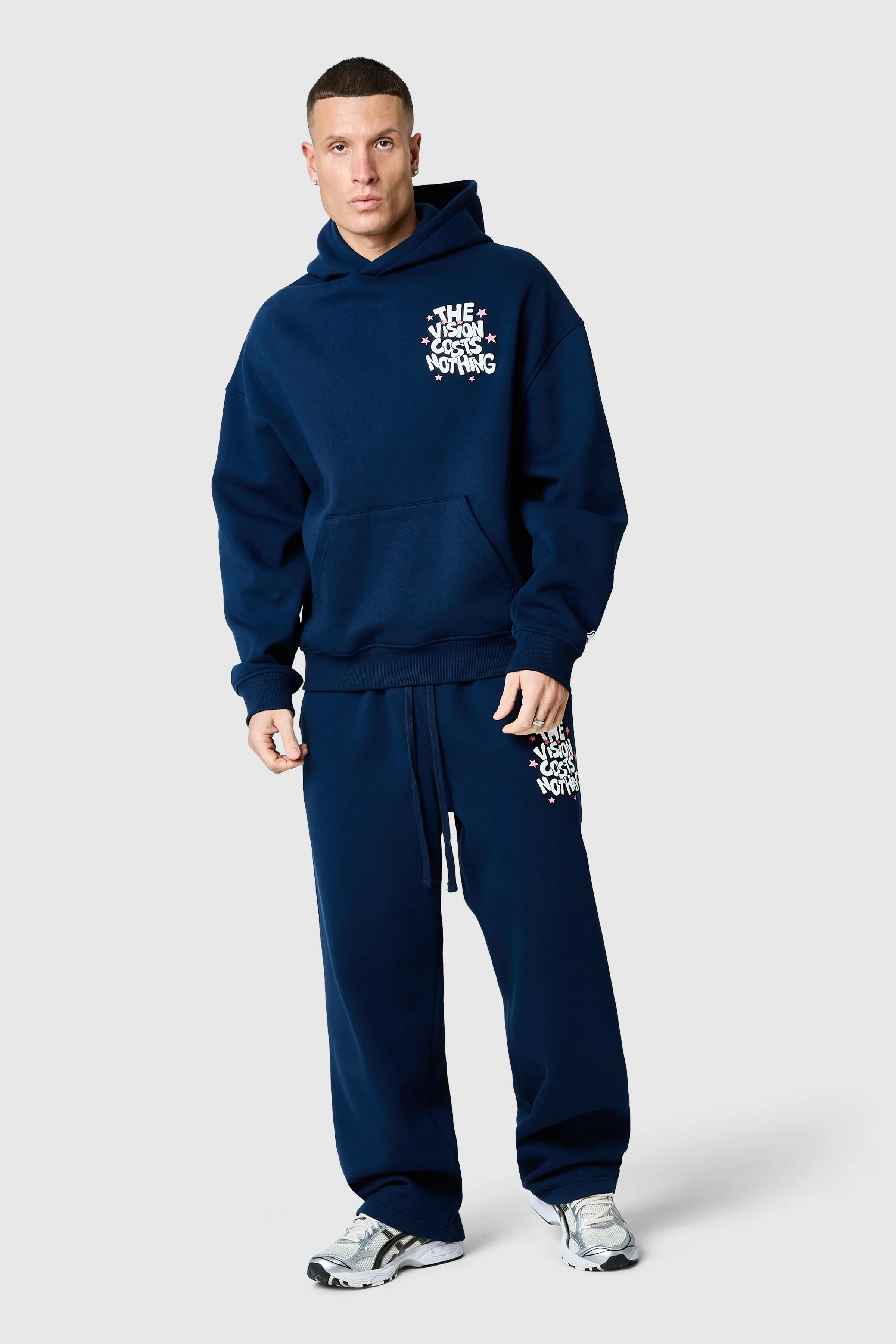 Vision Costs Nothing Hood - Blue - Image 7