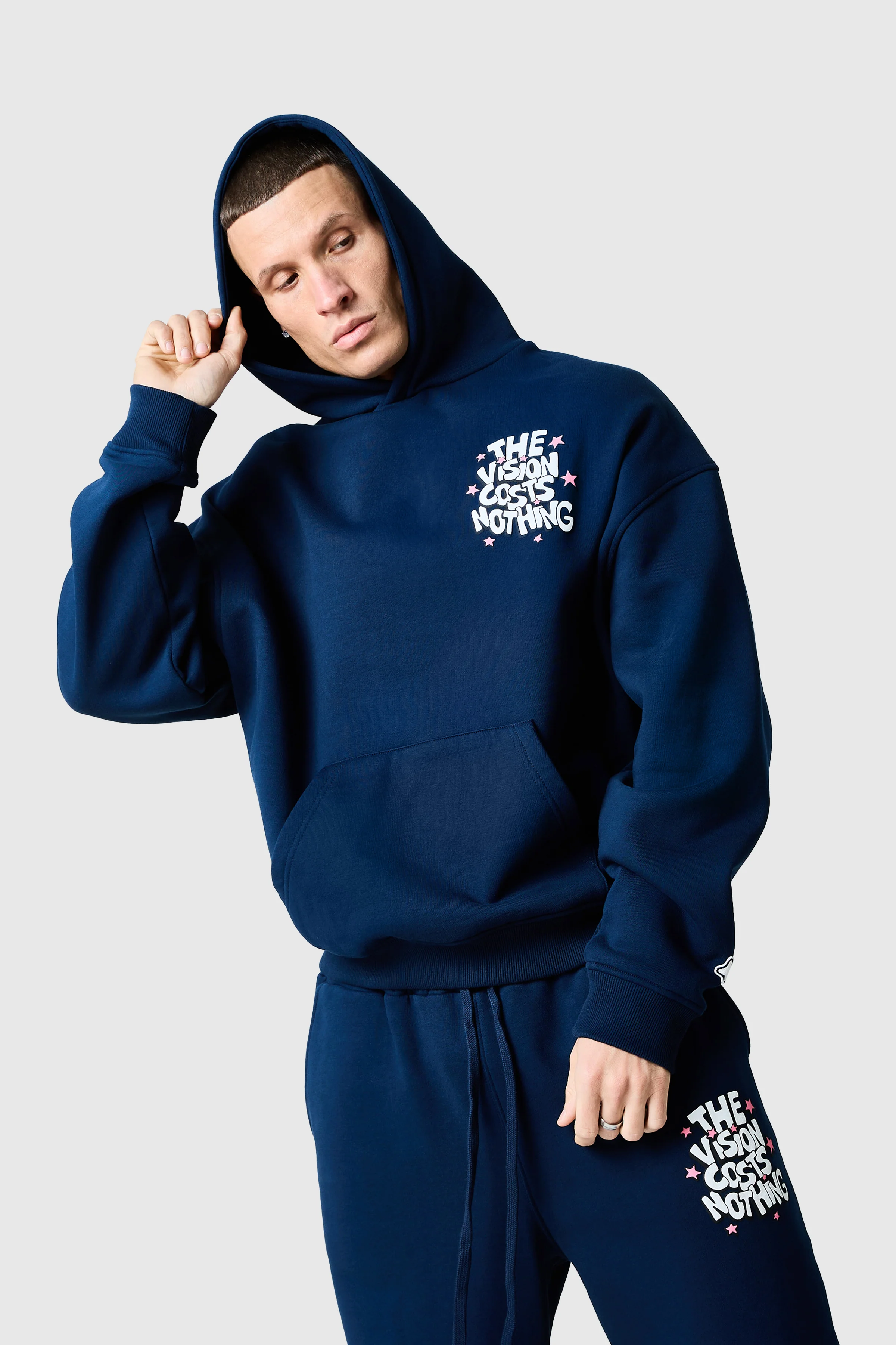 Vision Costs Nothing Hood - Blue - Image 8