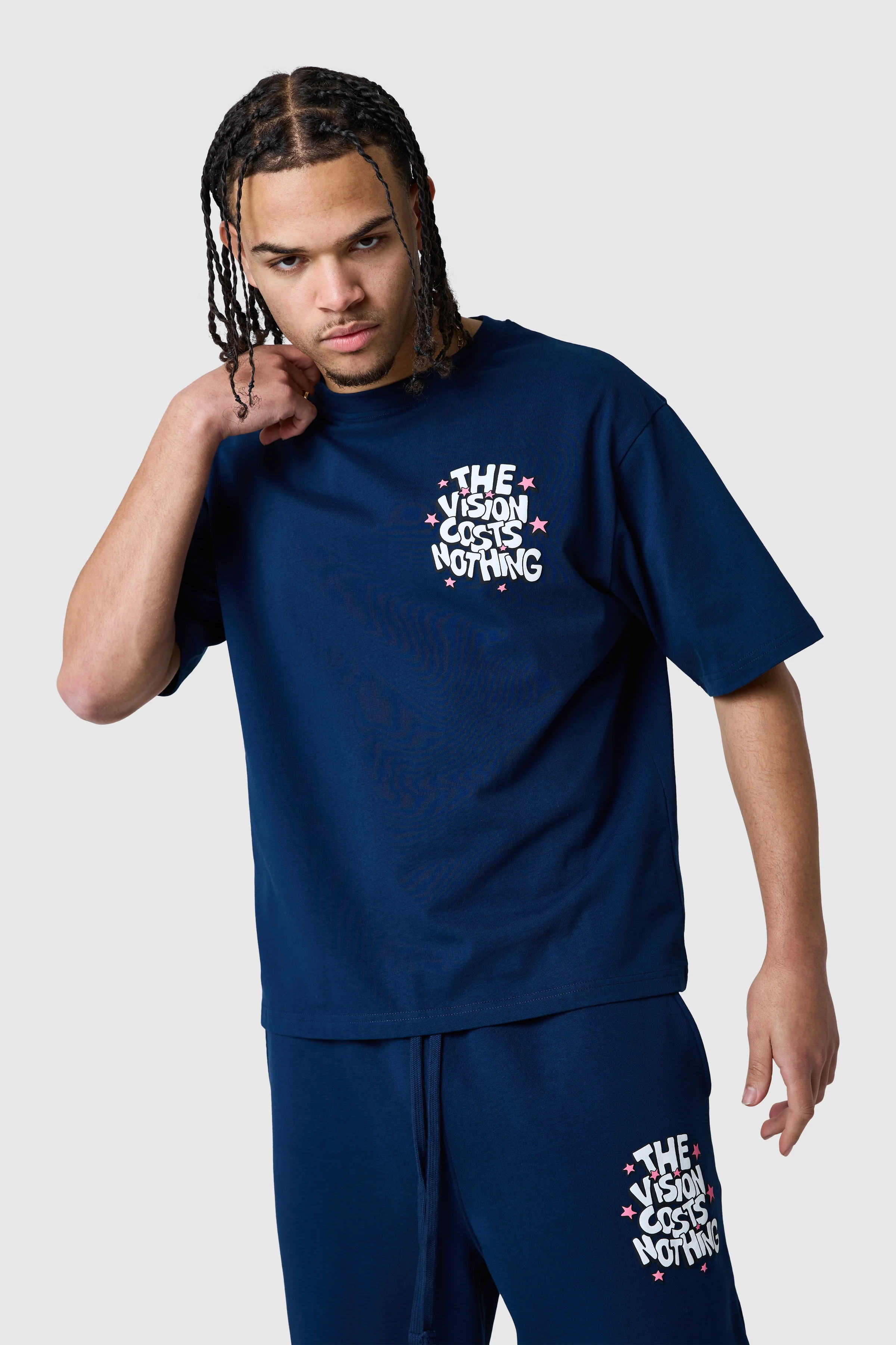 Vision Costs Nothing Tee - Blue - Image 2