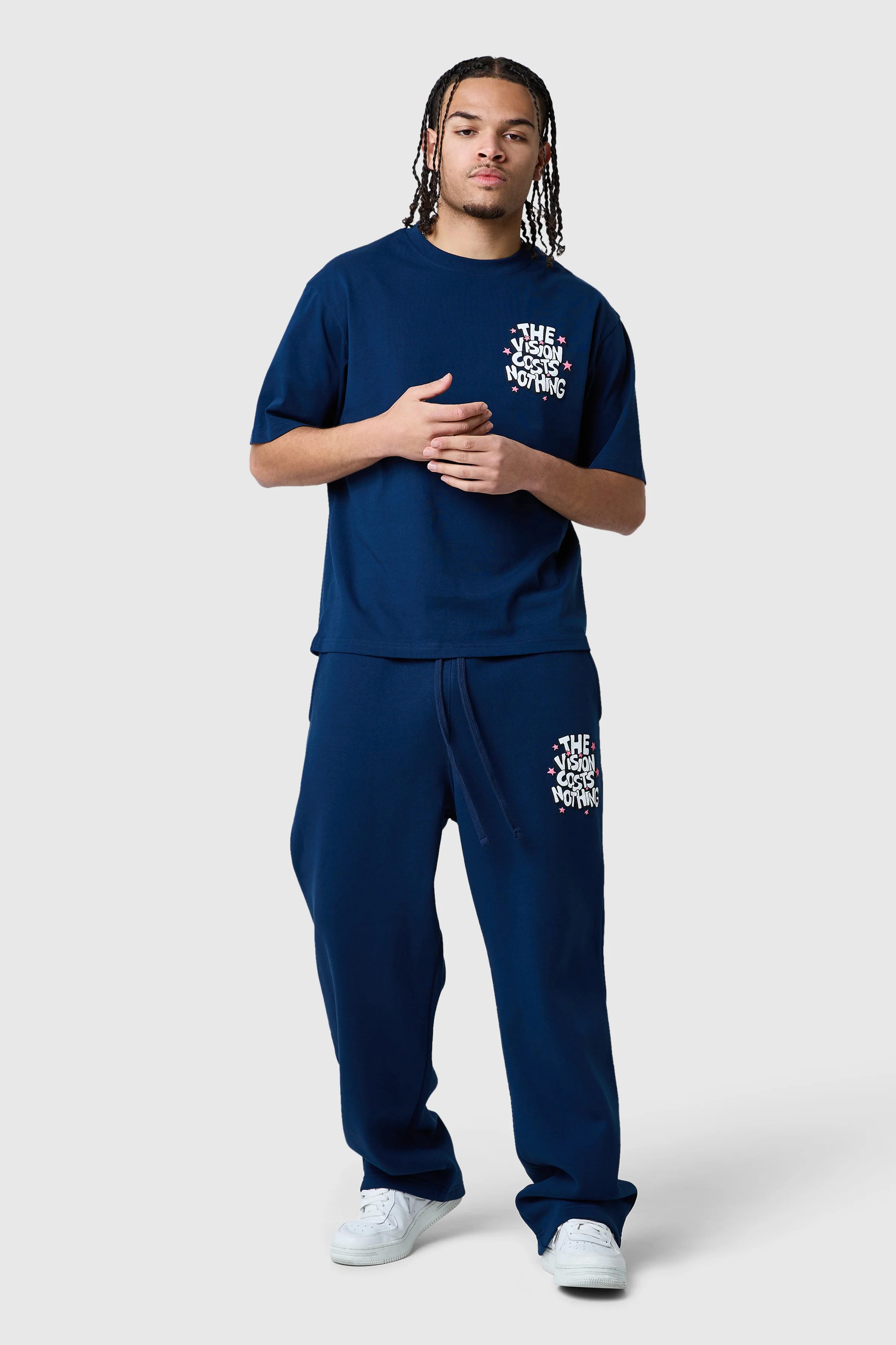 Vision Costs Nothing Tee - Blue - Image 3