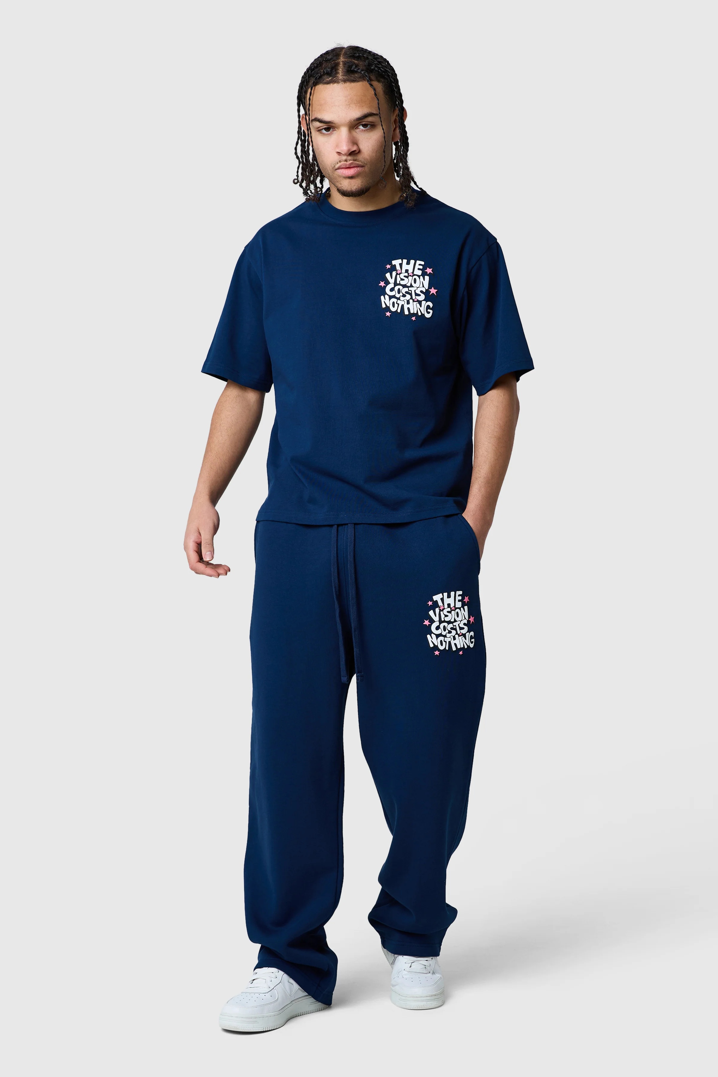 Vision Costs Nothing Tee - Blue - Image 4