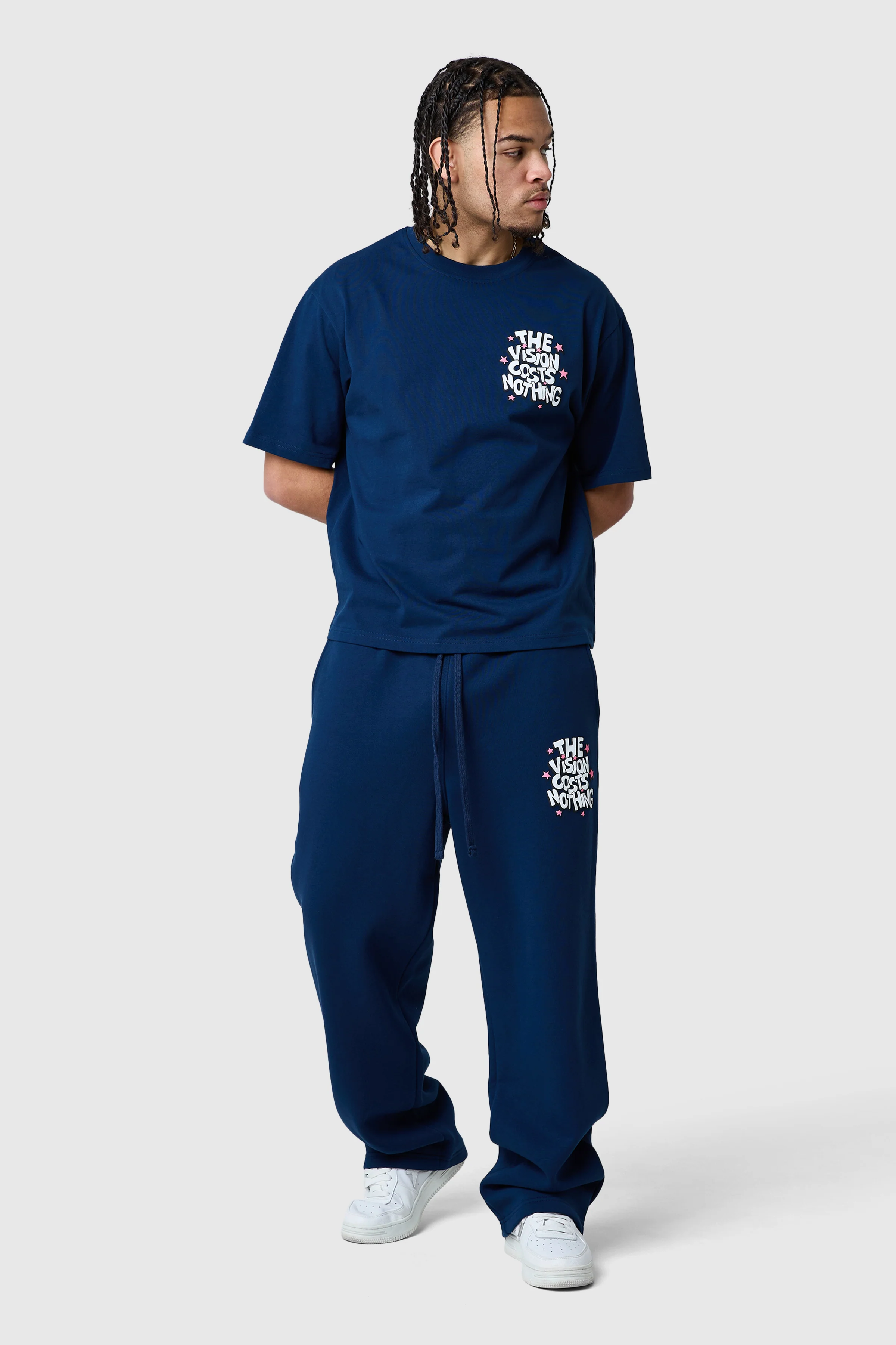 Vision Costs Nothing Tee - Blue - Image 5