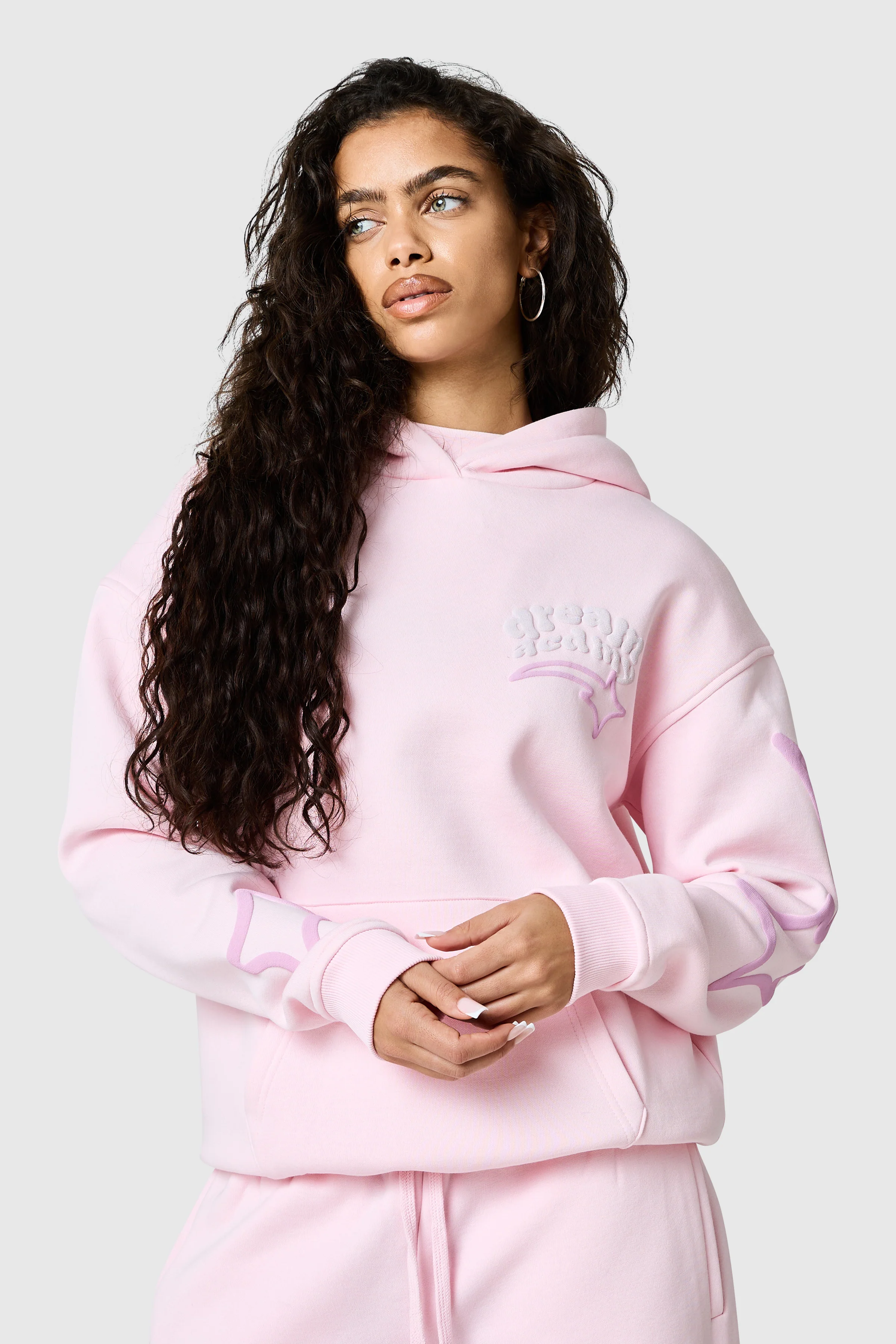 Womens Dream Acdmy Hood - Candy Pink - Image 6