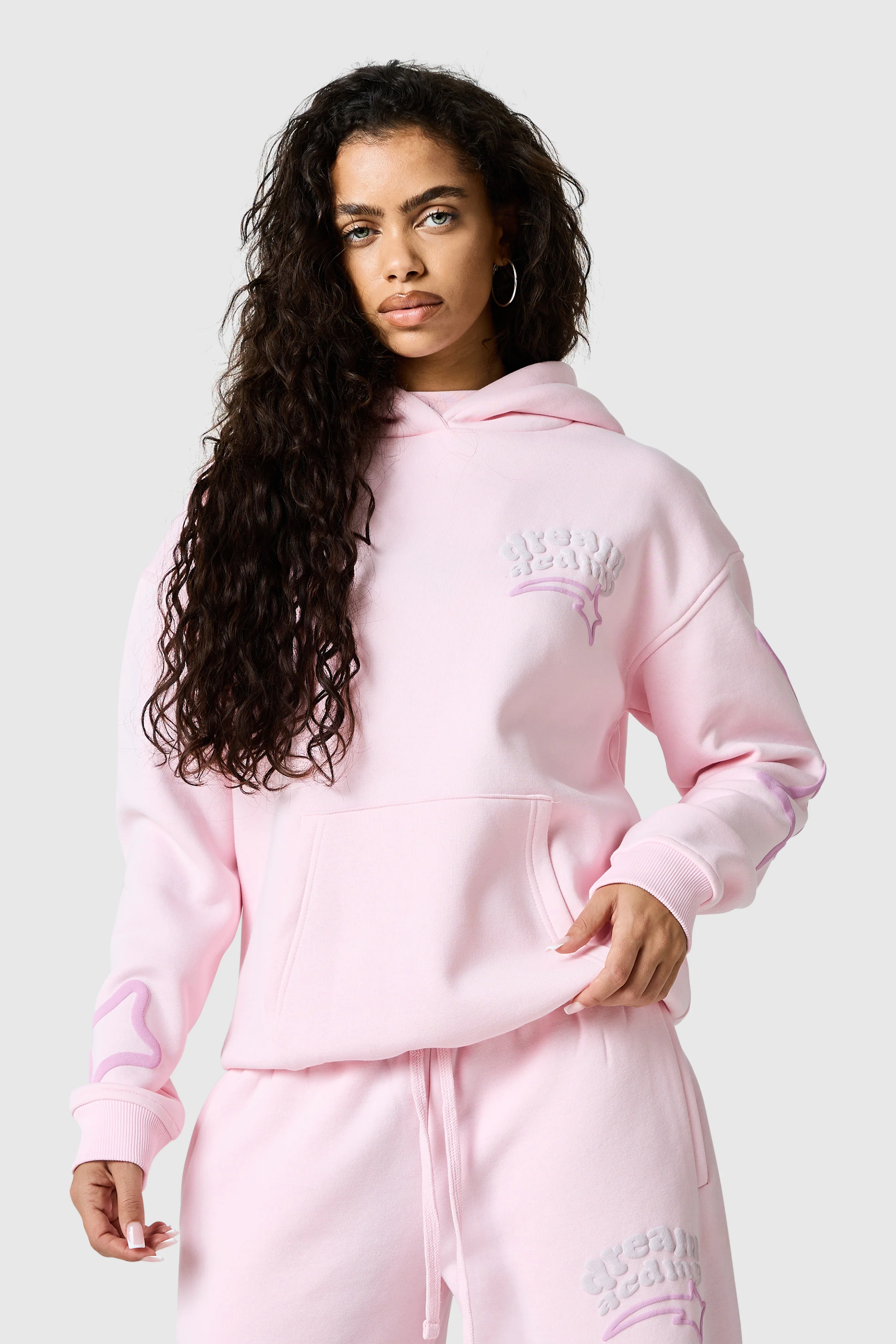 Womens Dream Acdmy Hood - Candy Pink - Image 8