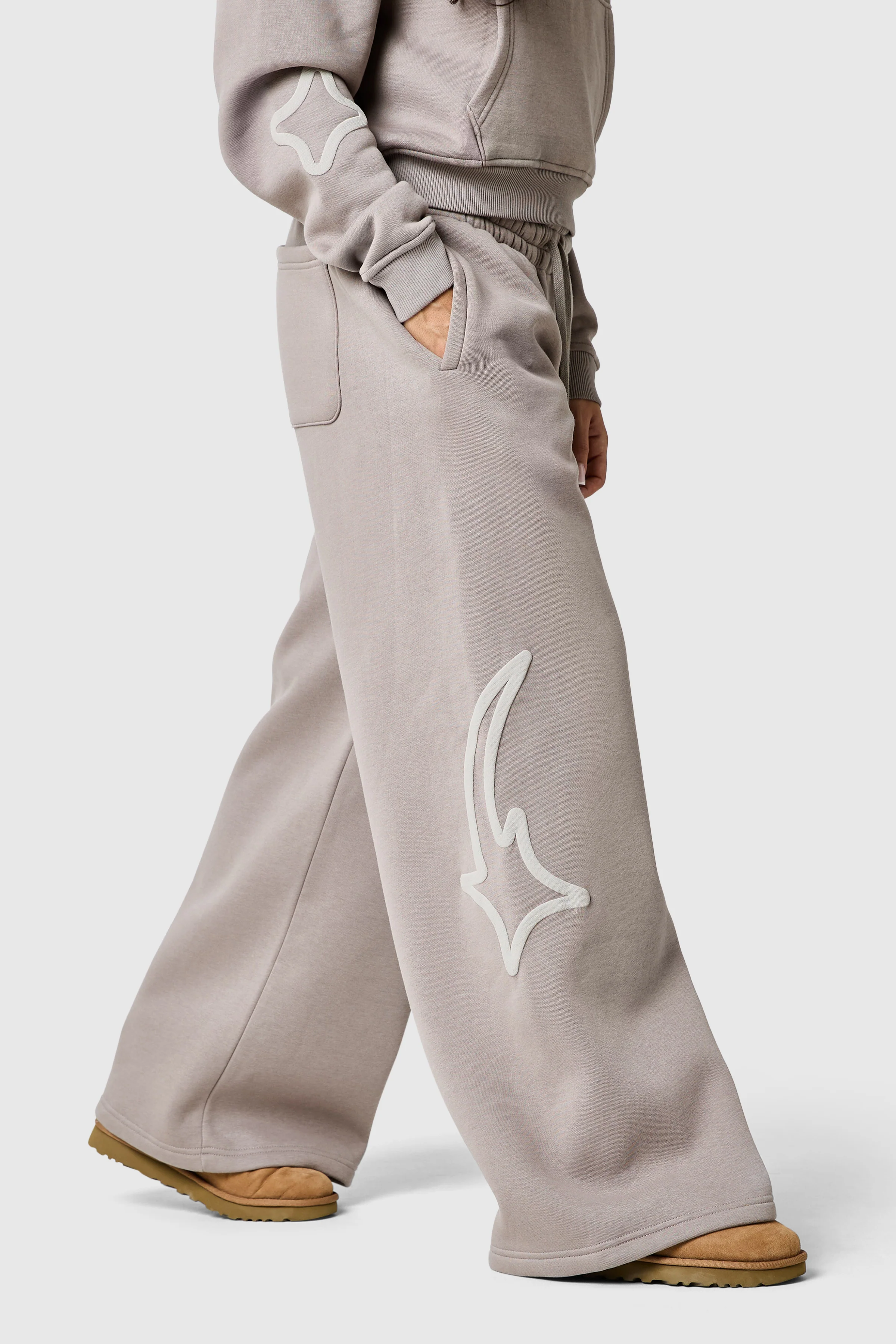 Womens Dream Acdmy Tracksuit - Soft Taupe - Image 3