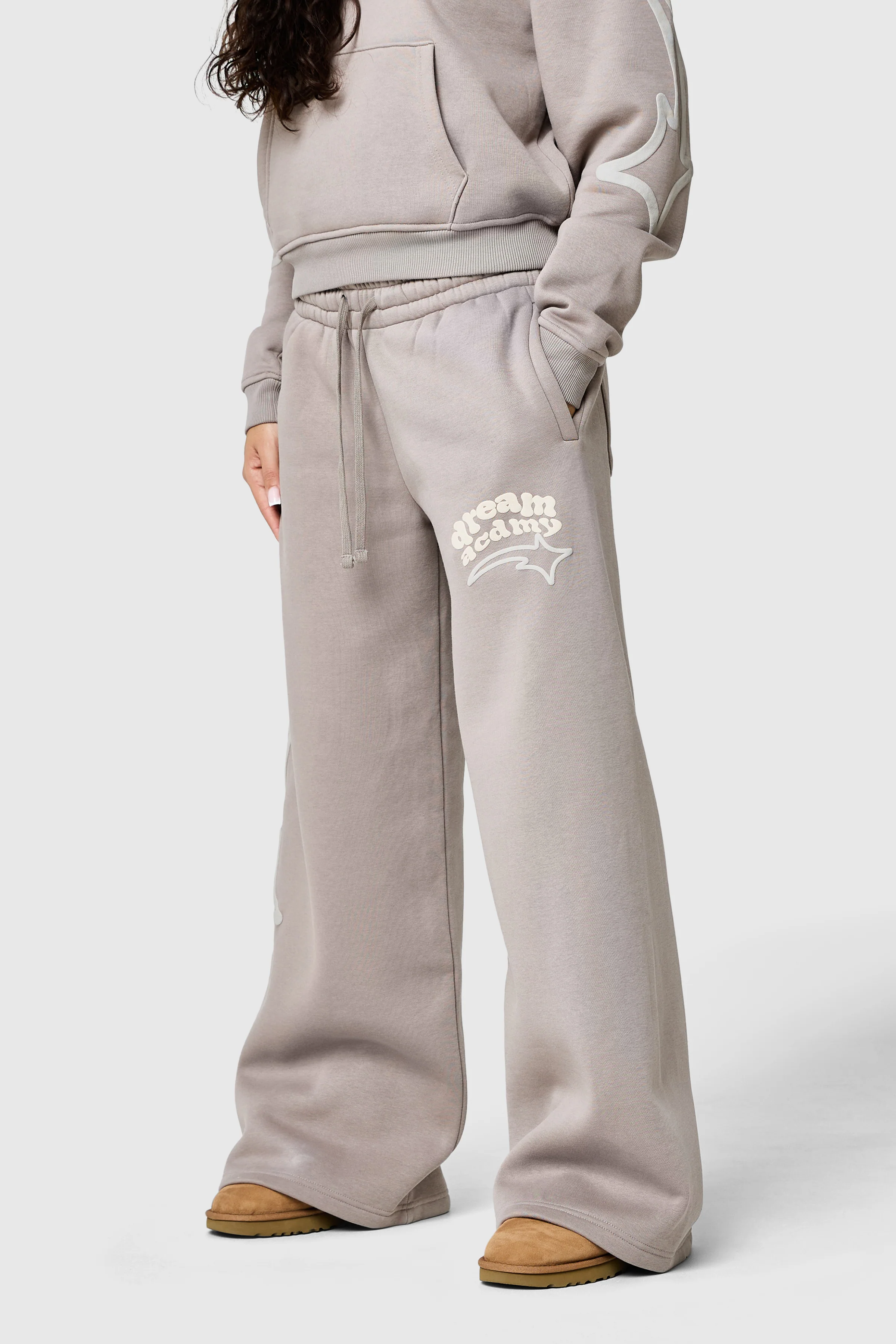 Womens Dream Acdmy Tracksuit - Soft Taupe - Image 5